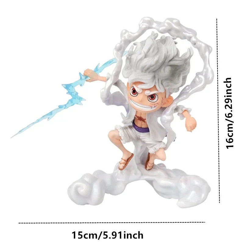 One Piece Nika Luffy Gear 5 SD Figure PVC Collectible Model