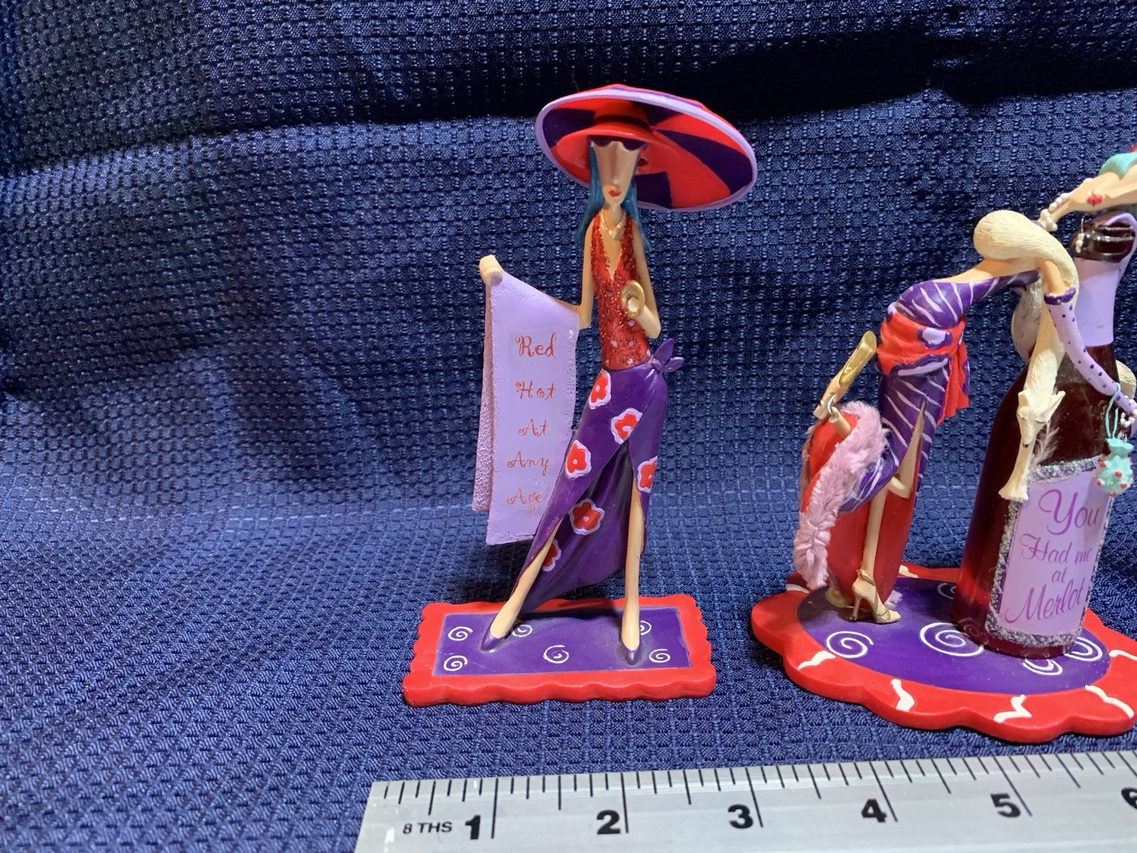 Four Hamilton Collection Dolly Mamas Dazzling Divas Figurines Numbered Original