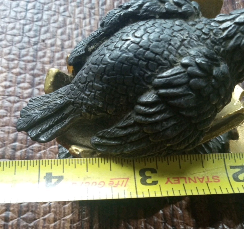 Michael Ricker Pewter Hatching Eagle Sculpture Numbered 1640
