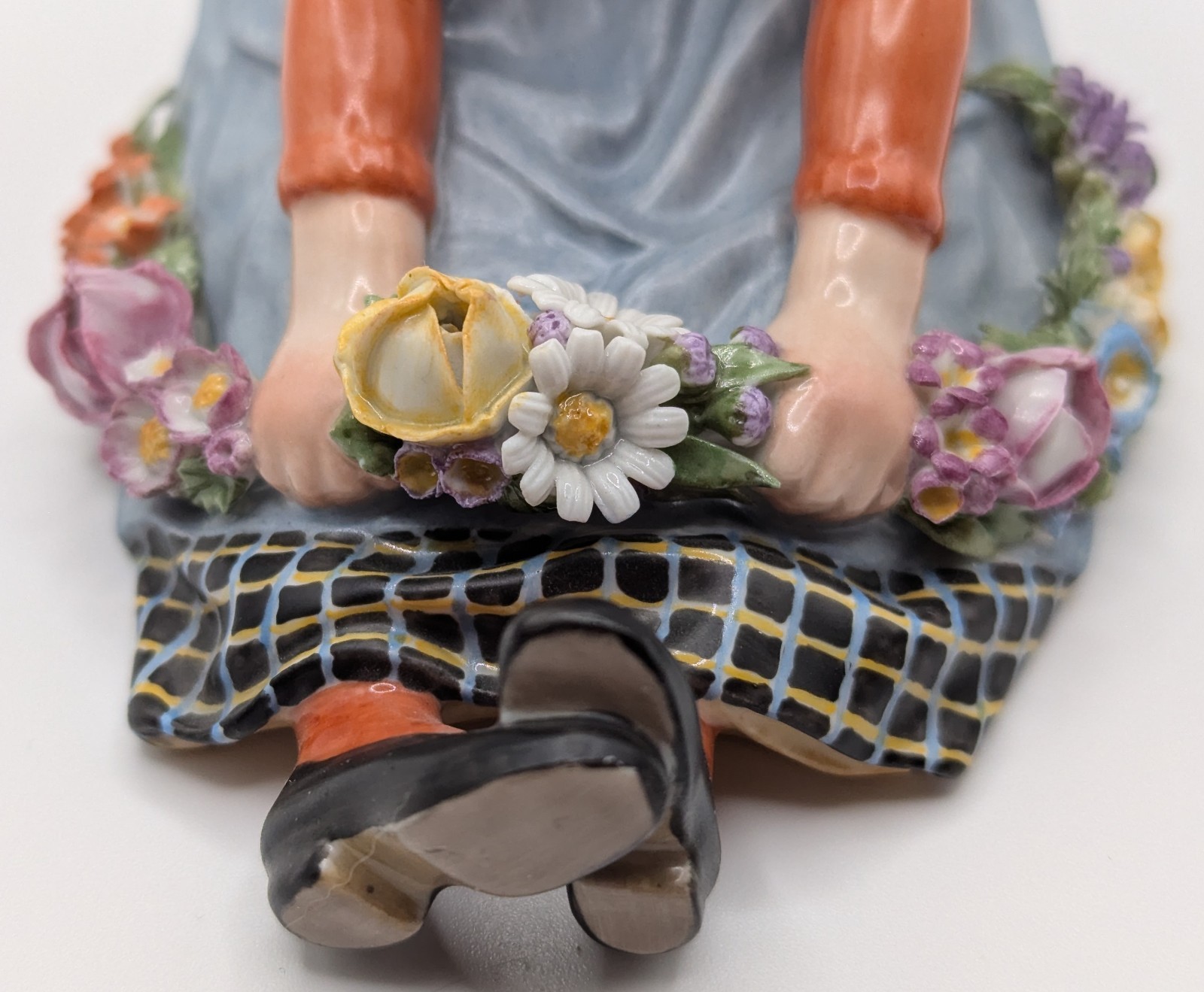Royal Copenhagen Overglaze Figurine 12421 Girl From Jutland