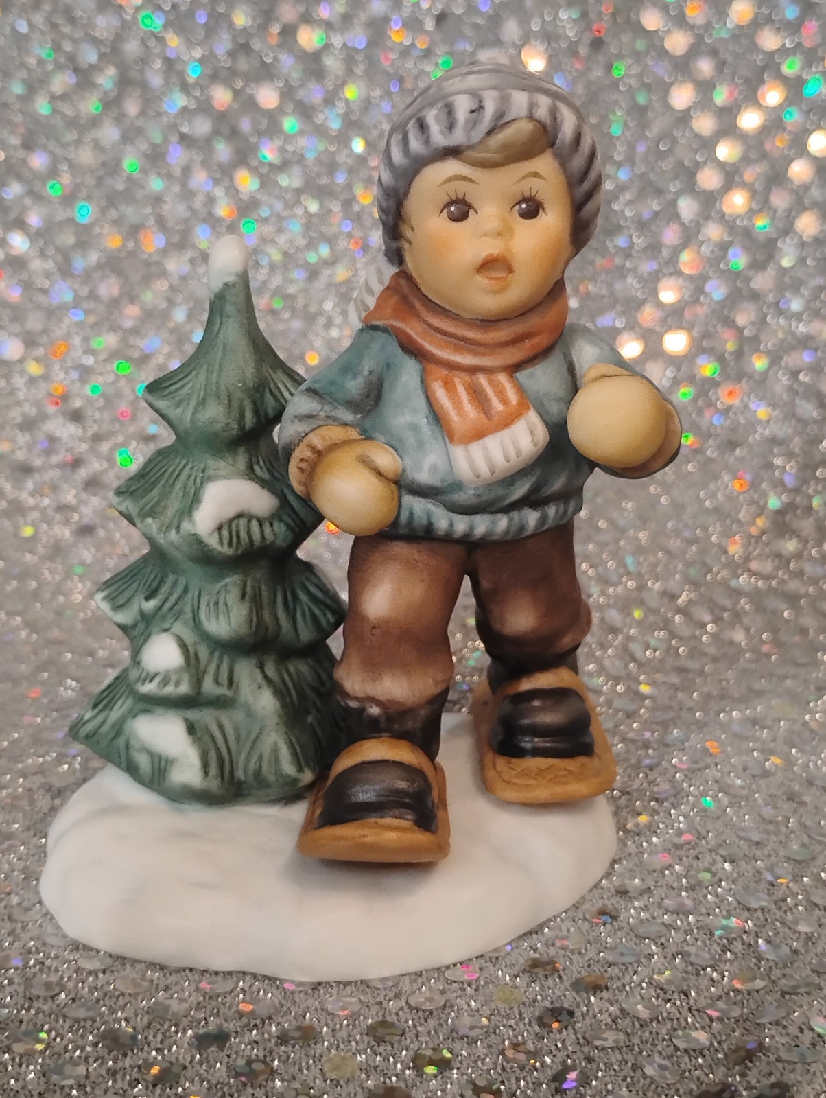 Goebel Berta Hummel ‘Dashing Through The Snow’ Porcelain Figure BH 99/P Vintage