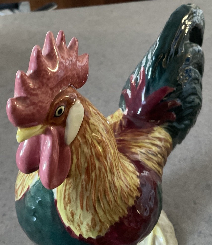 BESWICK :: 1948-54 LEGHORN ROOSTER COCKEREL 10” FIGURINE Gredington ENGLAND