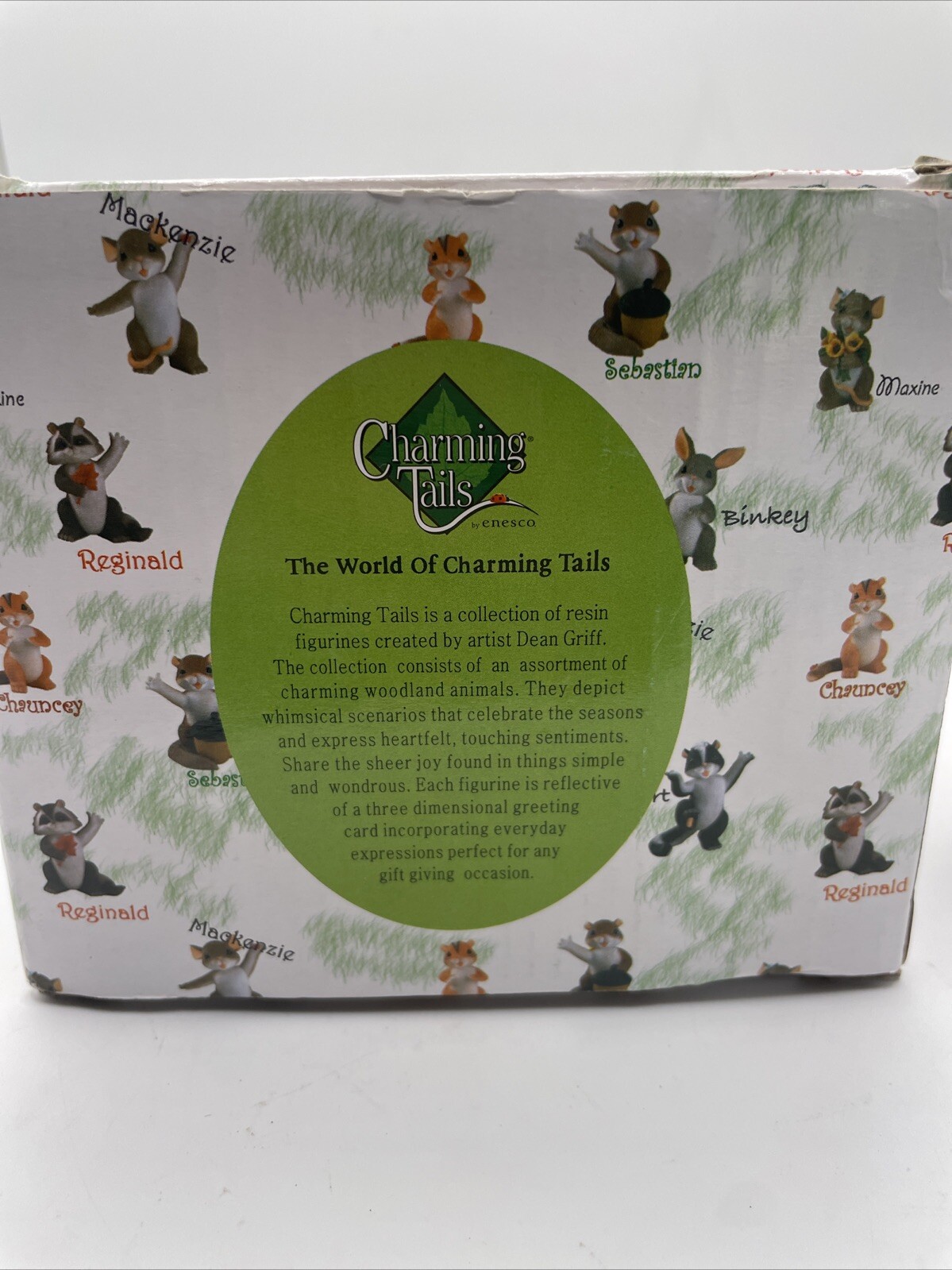 Charming Tails ‘THE WREATH-IN FOR THE SEASON” CHRISTMAS MOUSE New In Packaging!