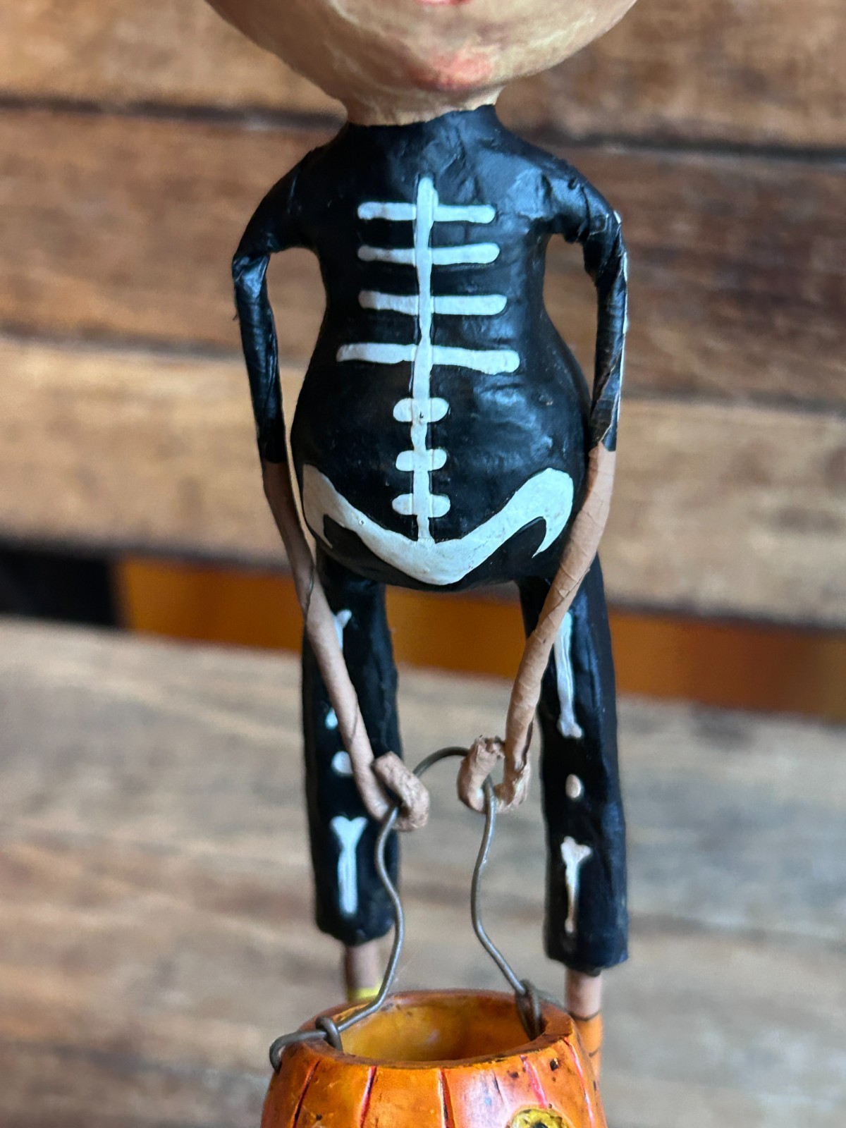 Lori Mitchell Halloween Funny Bones skeleton boy figurine 10290