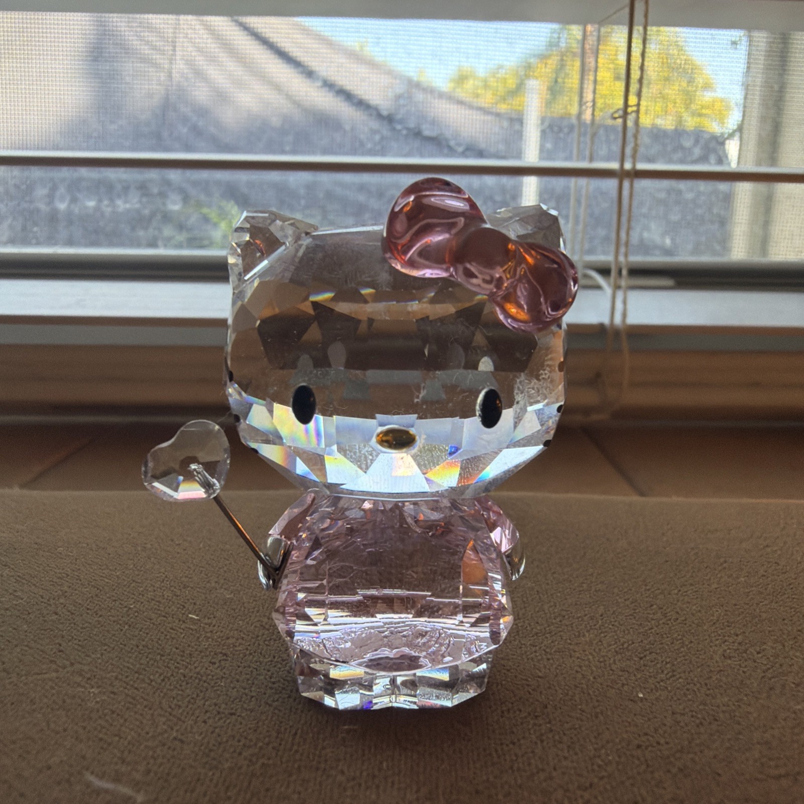 SWAROVSKI Hello Kitty Fairy Crystal Figurine 2013 Limited Edition Sanrio Pink