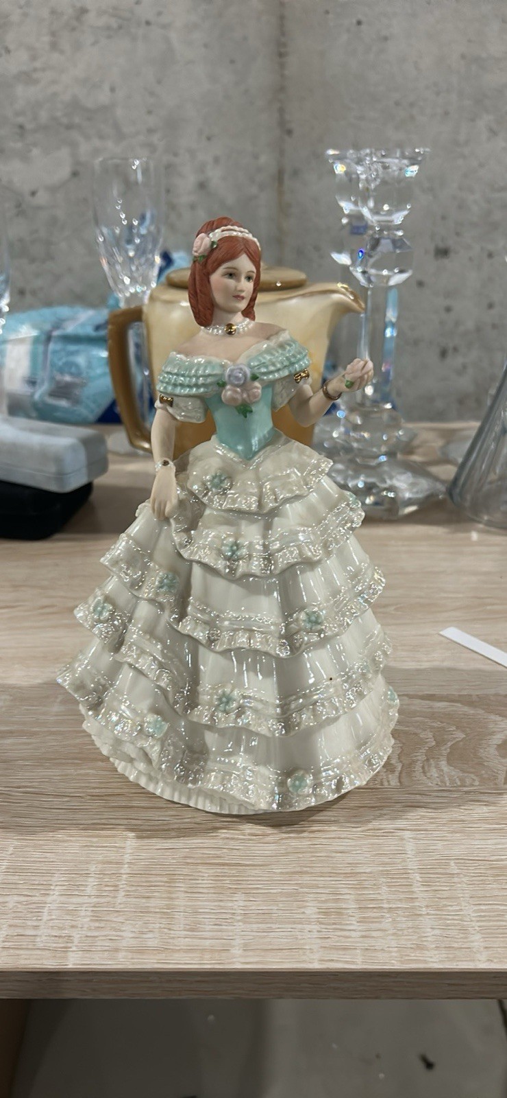 Pristine Lenox ‘Ivory Cotillion At Belle Grove’ Porcelain Figurine