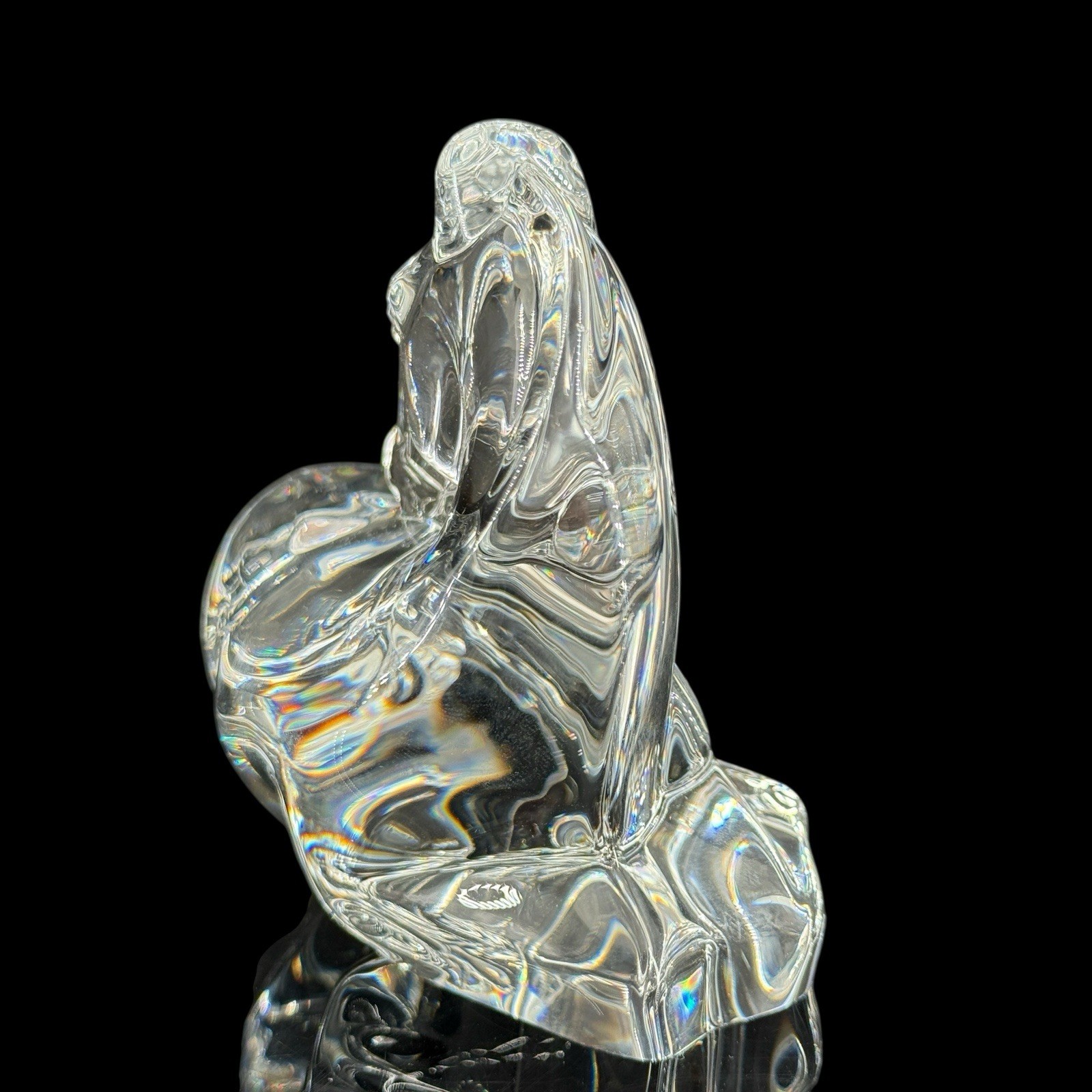 Steuben Crystal Signed Yearling 5.5 Inches x 4 Inches
