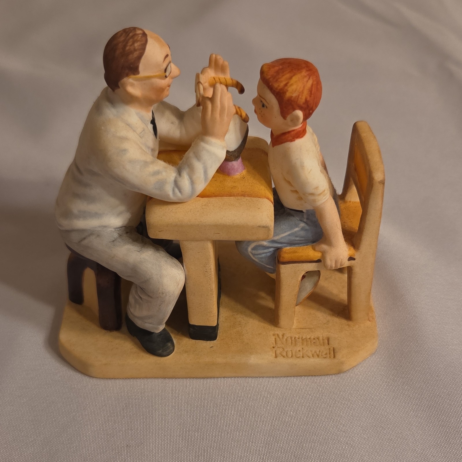1984 Norman Rockwell Figurine “The Oculist” Gorham Limited Edition 3321/15,000