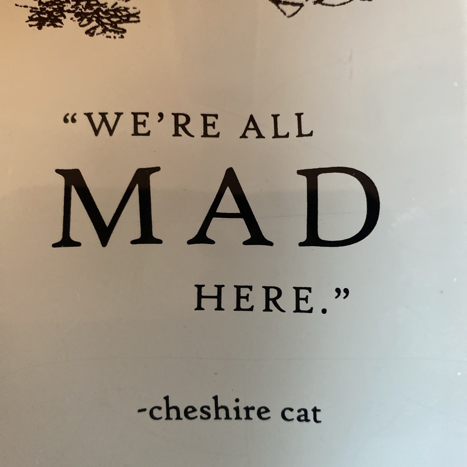 Set of 2 Alice In Wonderland 6 x 9 Glass Catch Alls by Red Envelope