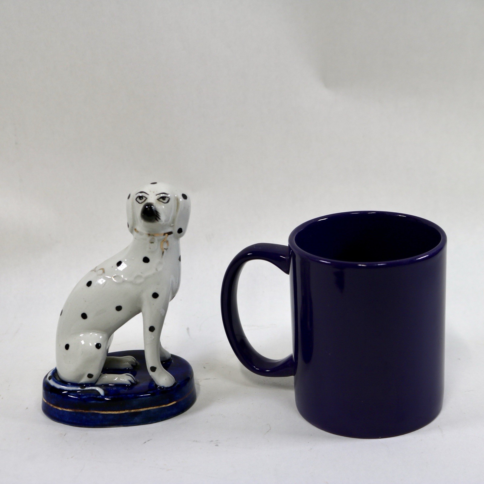 Early 20th Century William Kent Staffordshire Dalmatian Right Facing UK 4.75″ T