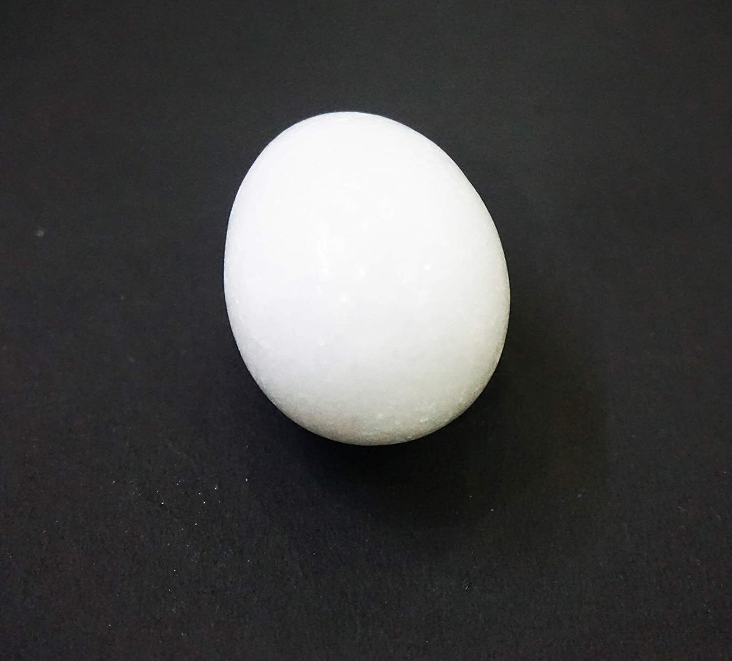 Natural White Marble Stone Shaligram Shivling Laxmi Narayan Stone, Size-3.5 cm