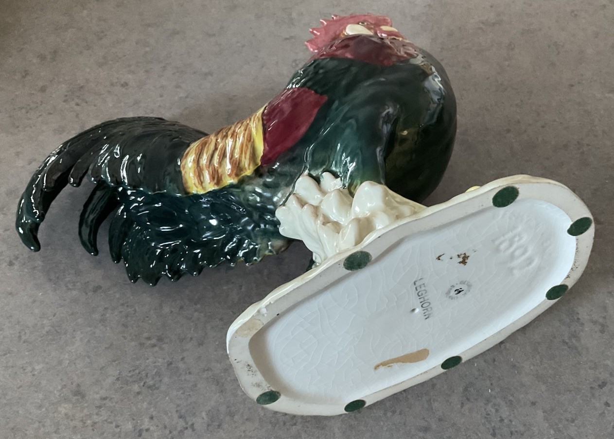 BESWICK :: 1948-54 LEGHORN ROOSTER COCKEREL 10” FIGURINE Gredington ENGLAND