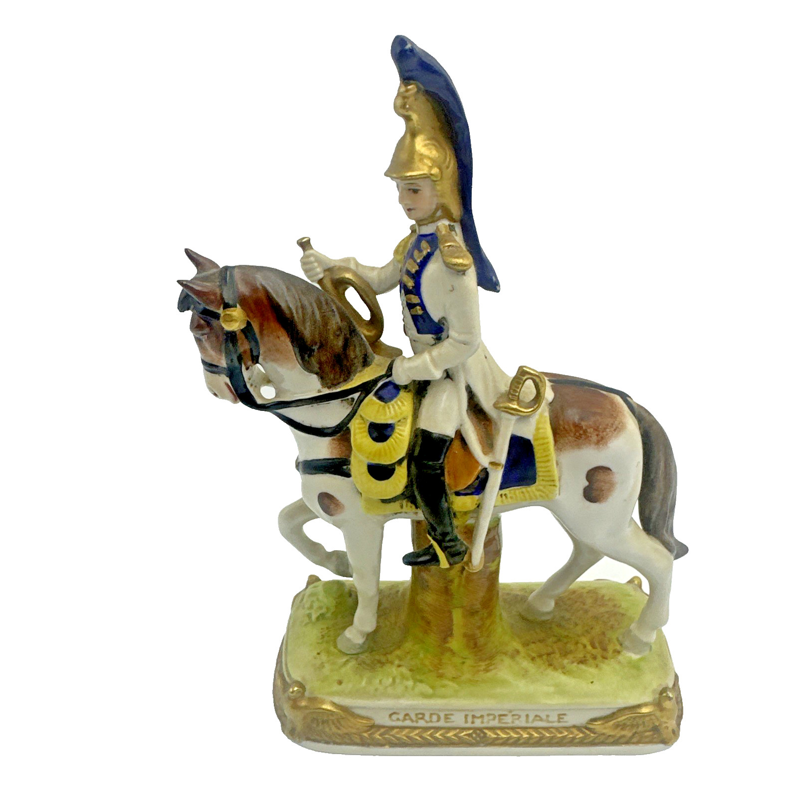 Sheibe-Alsbach Porcelain Figurine Imperial Guard Napoleonic Wars Dresden Germany