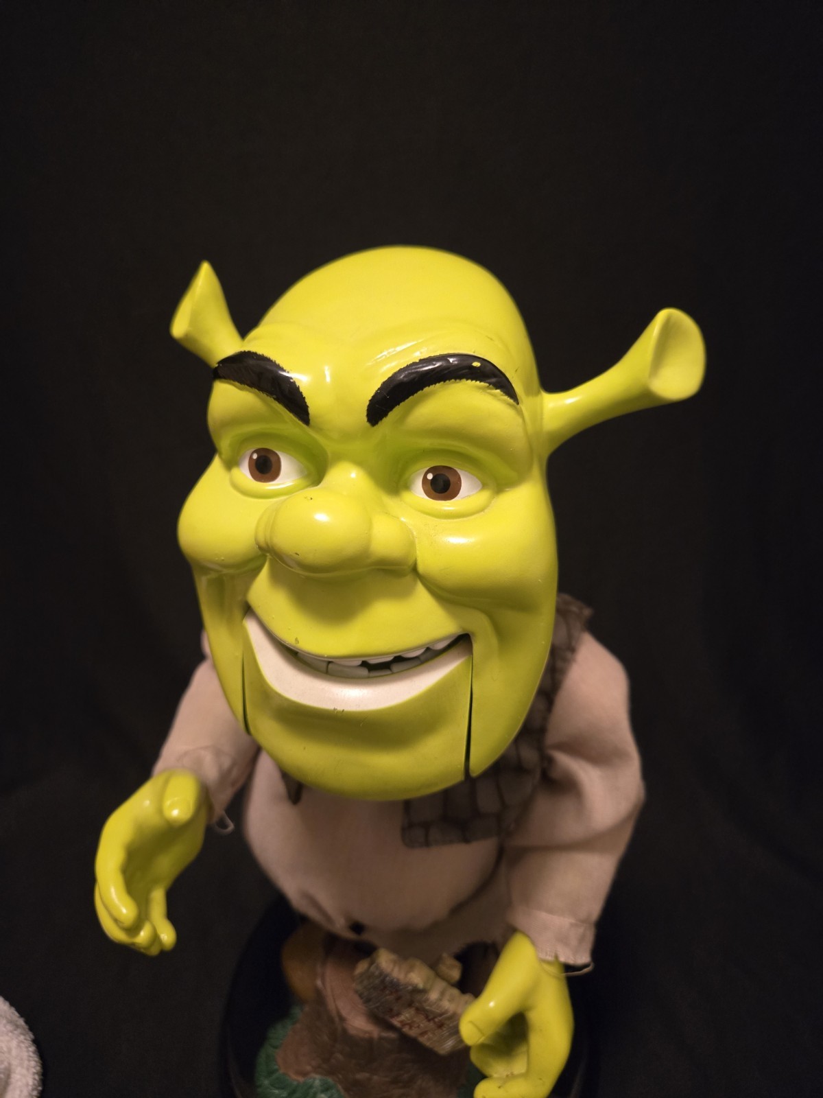 SHREK 2 Animated Shrek Bank 2004 Gemmy Industries Tested For Repairs