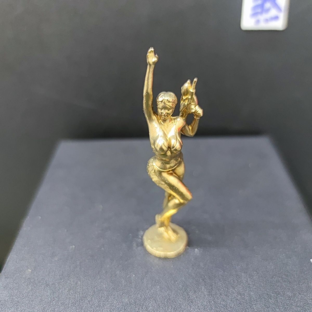 Pure Copper Sexy Long Braids Armed Three-point Beauty Ornament Model