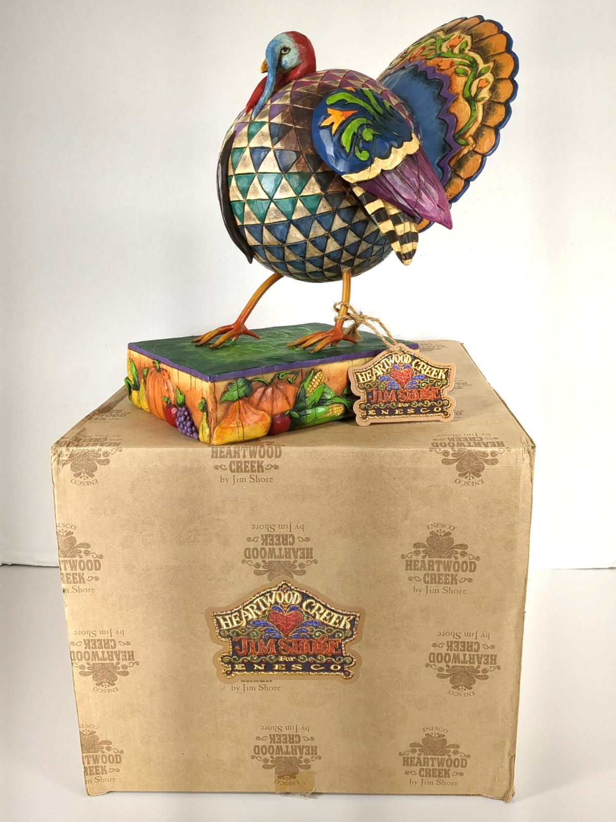 Jim Shore Heartwood Creek Strutting Proud Thanksgiving Turkey 2005 Retired