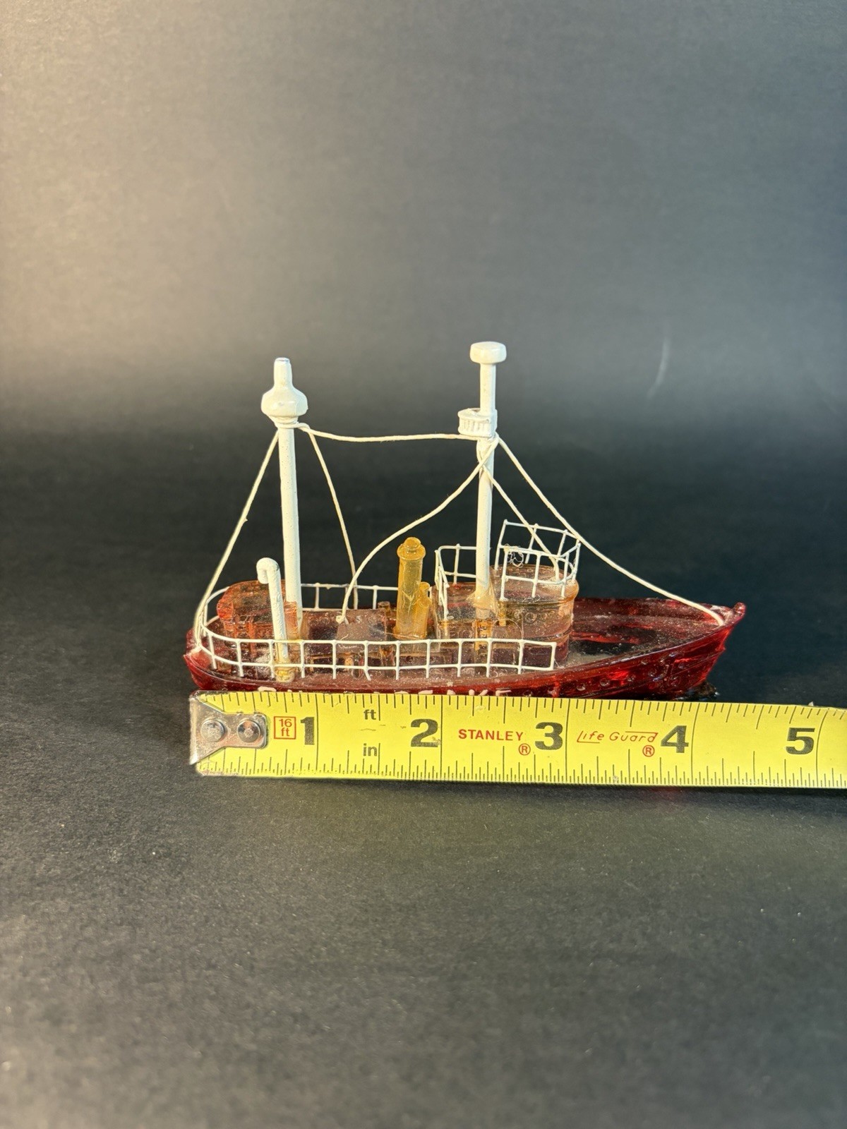 The Chesapeake Light Vessel Ship Plastic Replica 3.5” X 4.5”