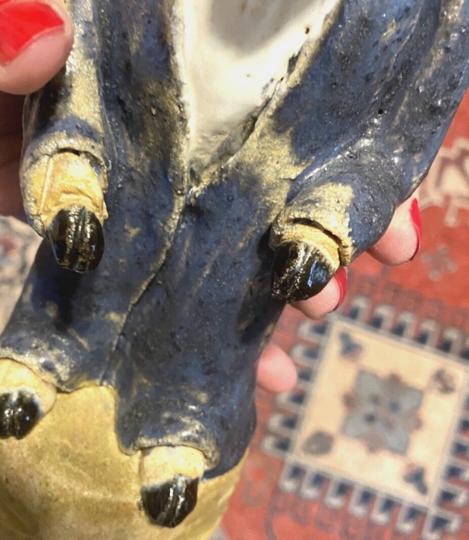 Vintage Pig Sculpture Anthropomorphic Art Figurine Statue Hog Sopwith Rare Ooak