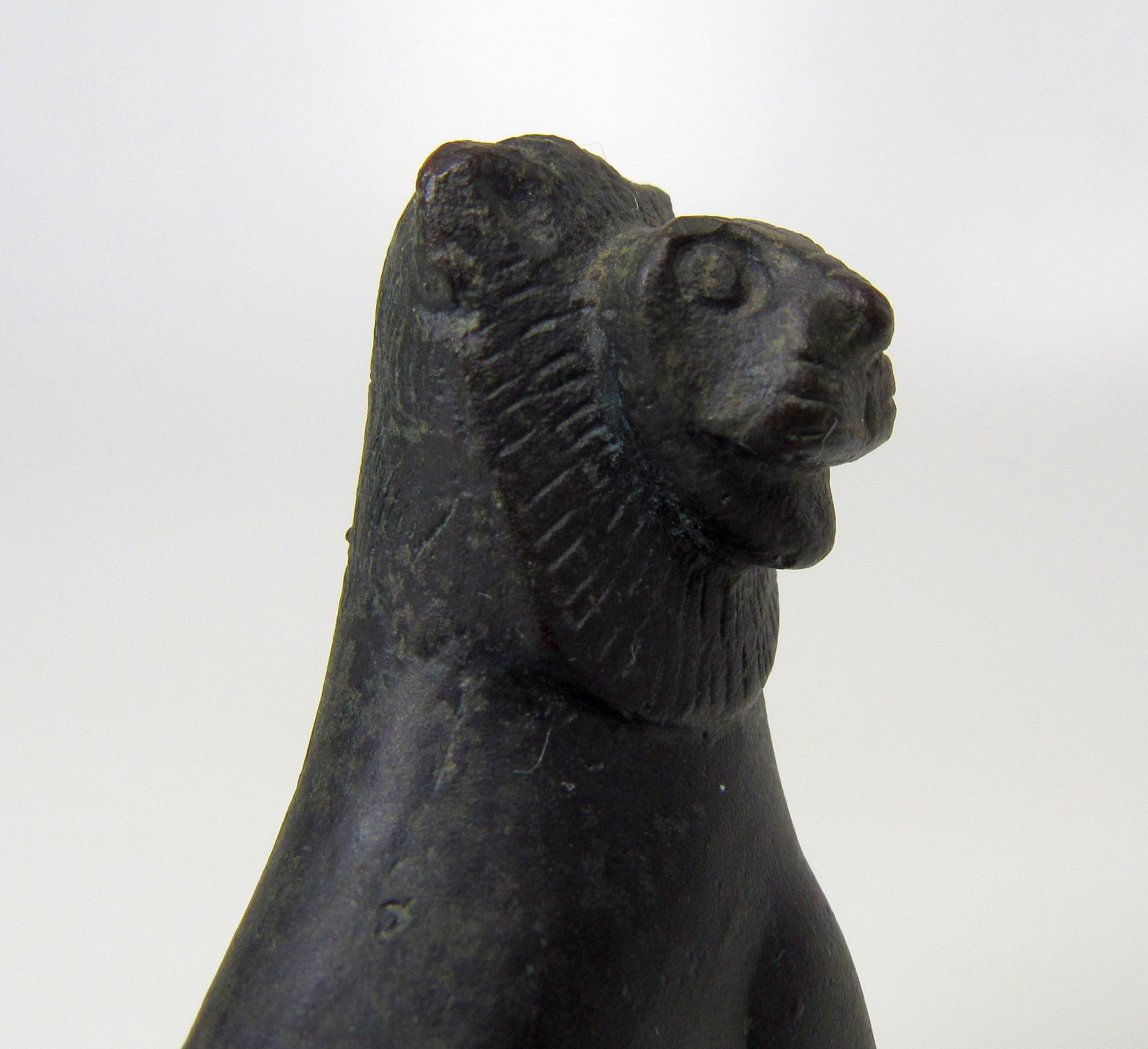 Bronze Lion Statuette Egyptian Figurine MMA Metropolitan Museum of Art 6 oz.