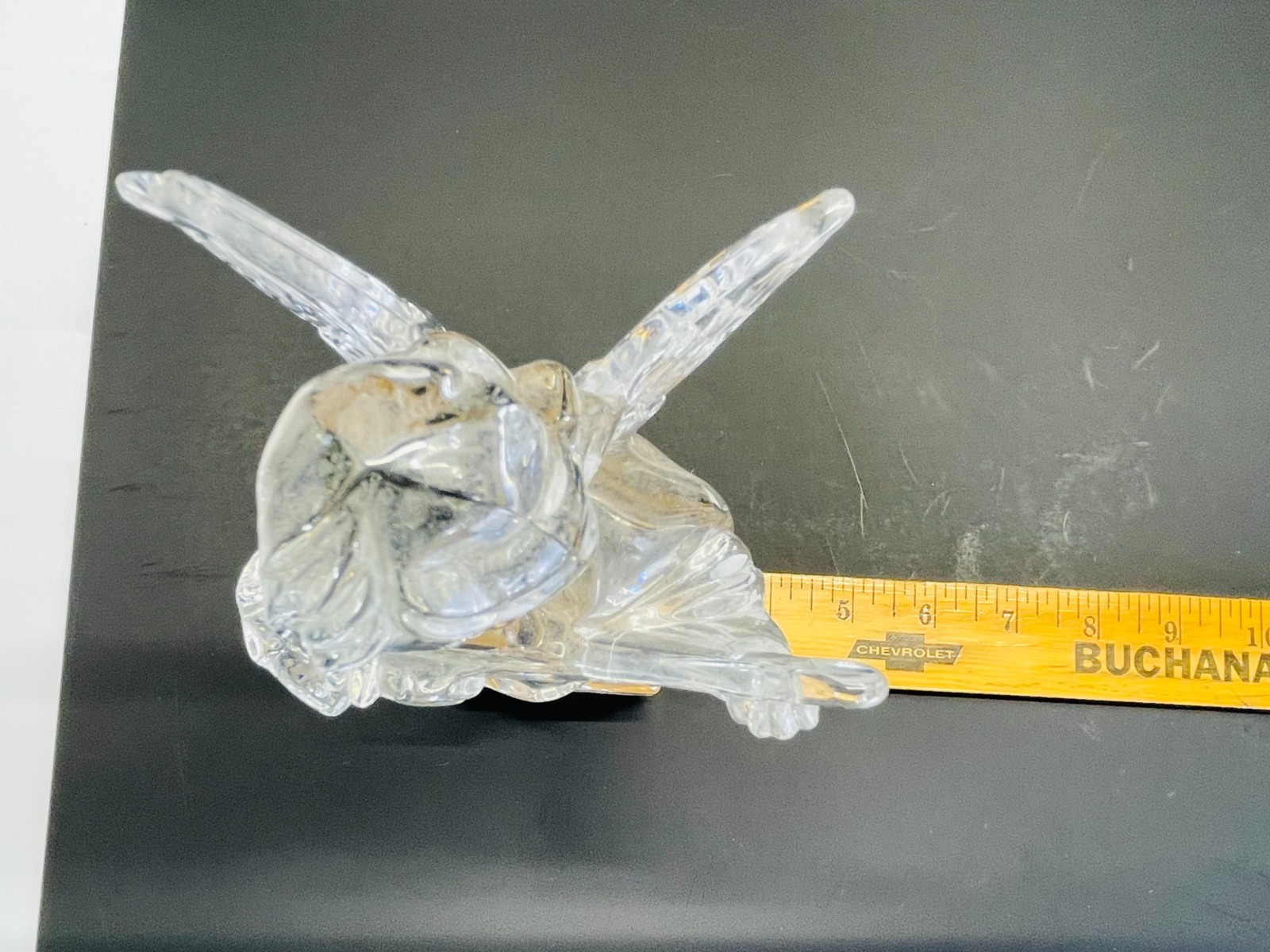 Mikasa Herald Collection 8″ Angelic Mandolin Figurine Full Lead Crystal Germany