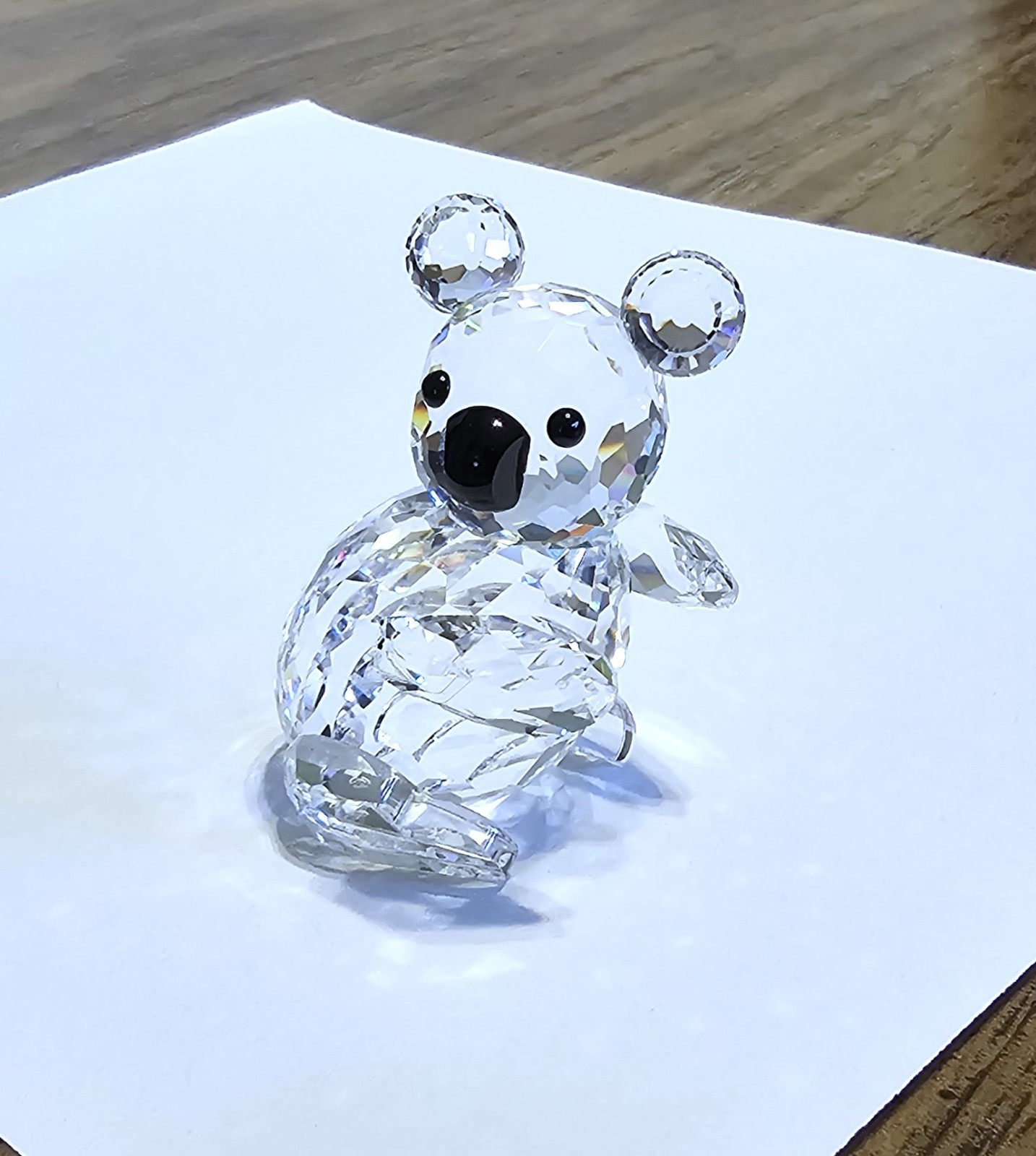 🐨 Swarovski Crystal 1987 Large, Mother Koala Bear Figurine, Facing Right, NIB