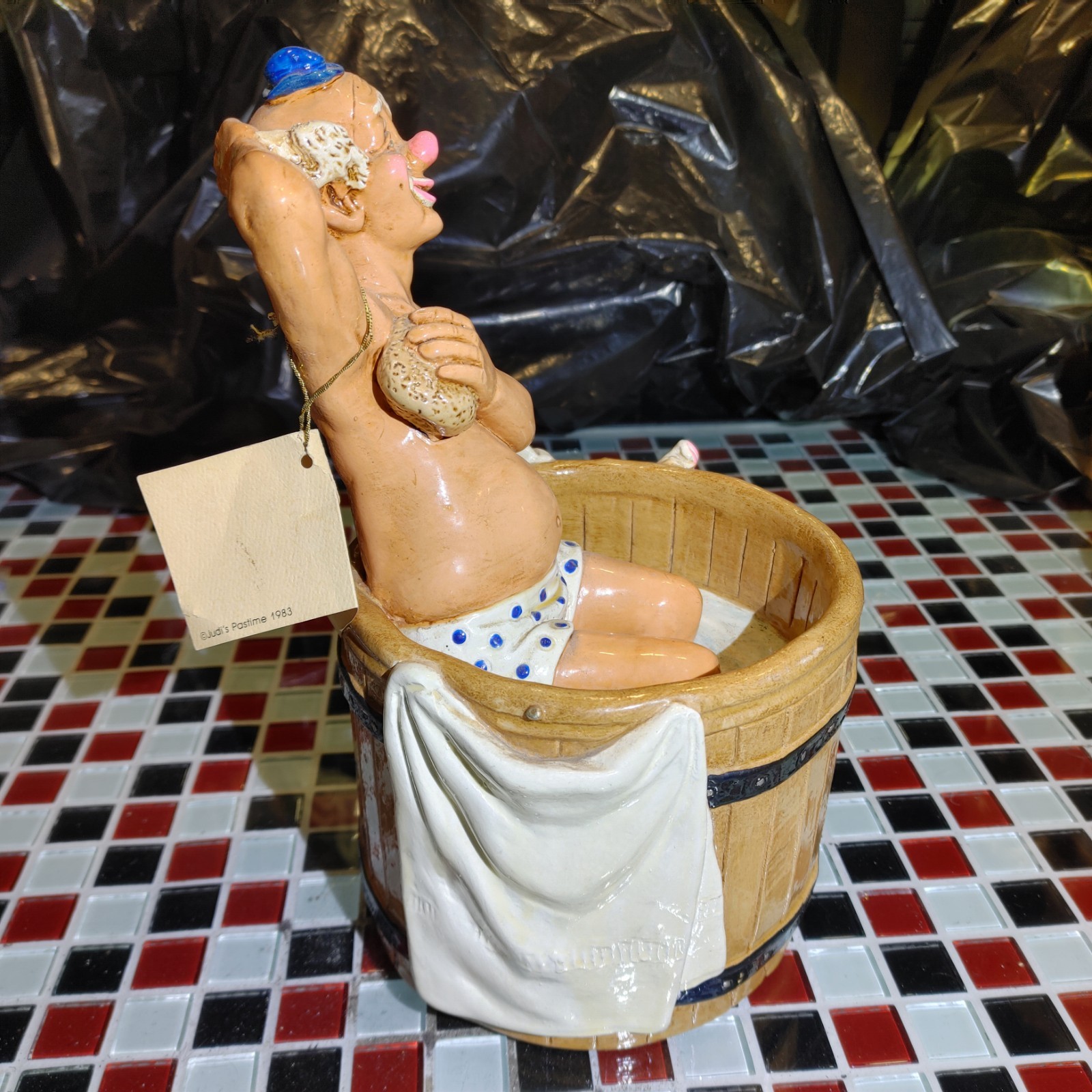 JUDI’S PASTIME Collectibles 1985 Clown Bath Time