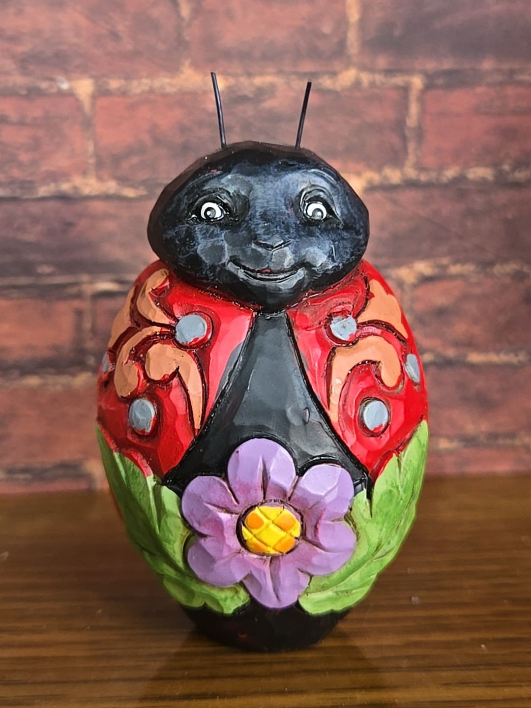 Jim Shore- Lady Bug -Egg Shaped -2.5″ Tall