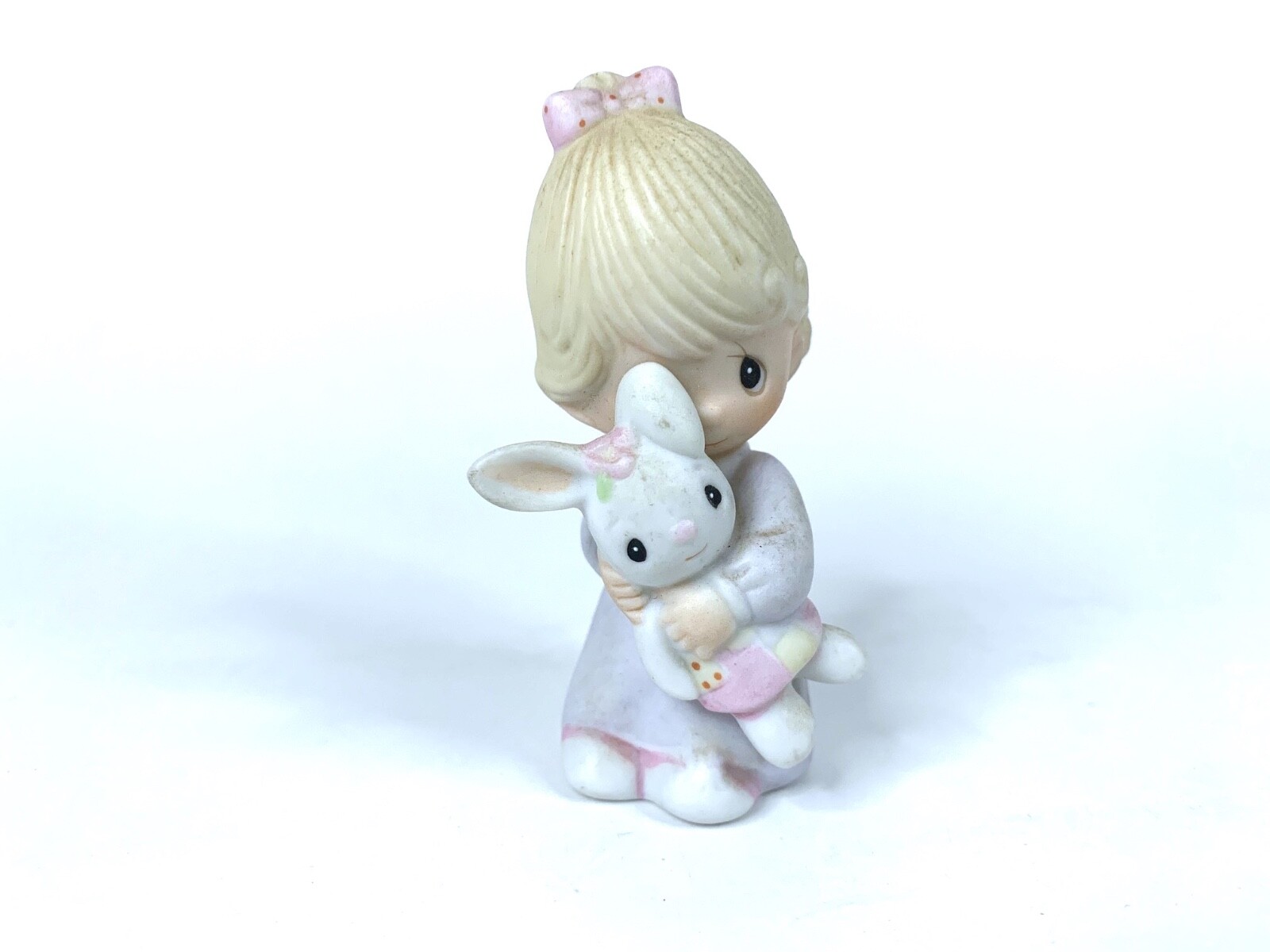 Vintage 1982 Precious Moments “Jesus Loves Me” Little Girl Figurine #E-9279