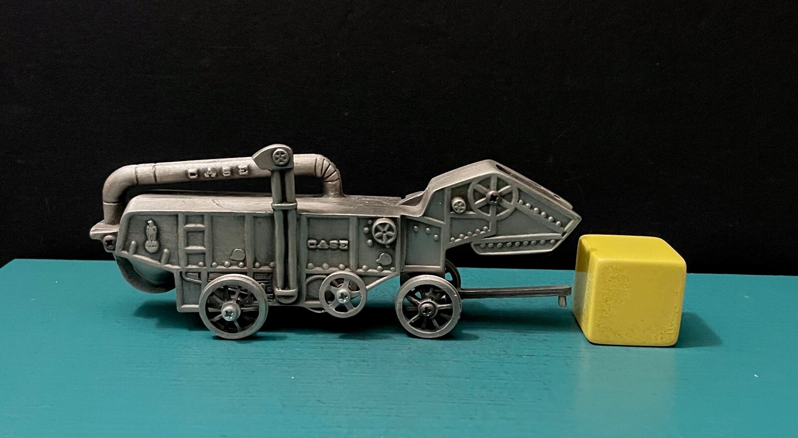 Spec Cast Pewter Case Thresher 150th Anniv. Farm Tool Equipment Model Figurine