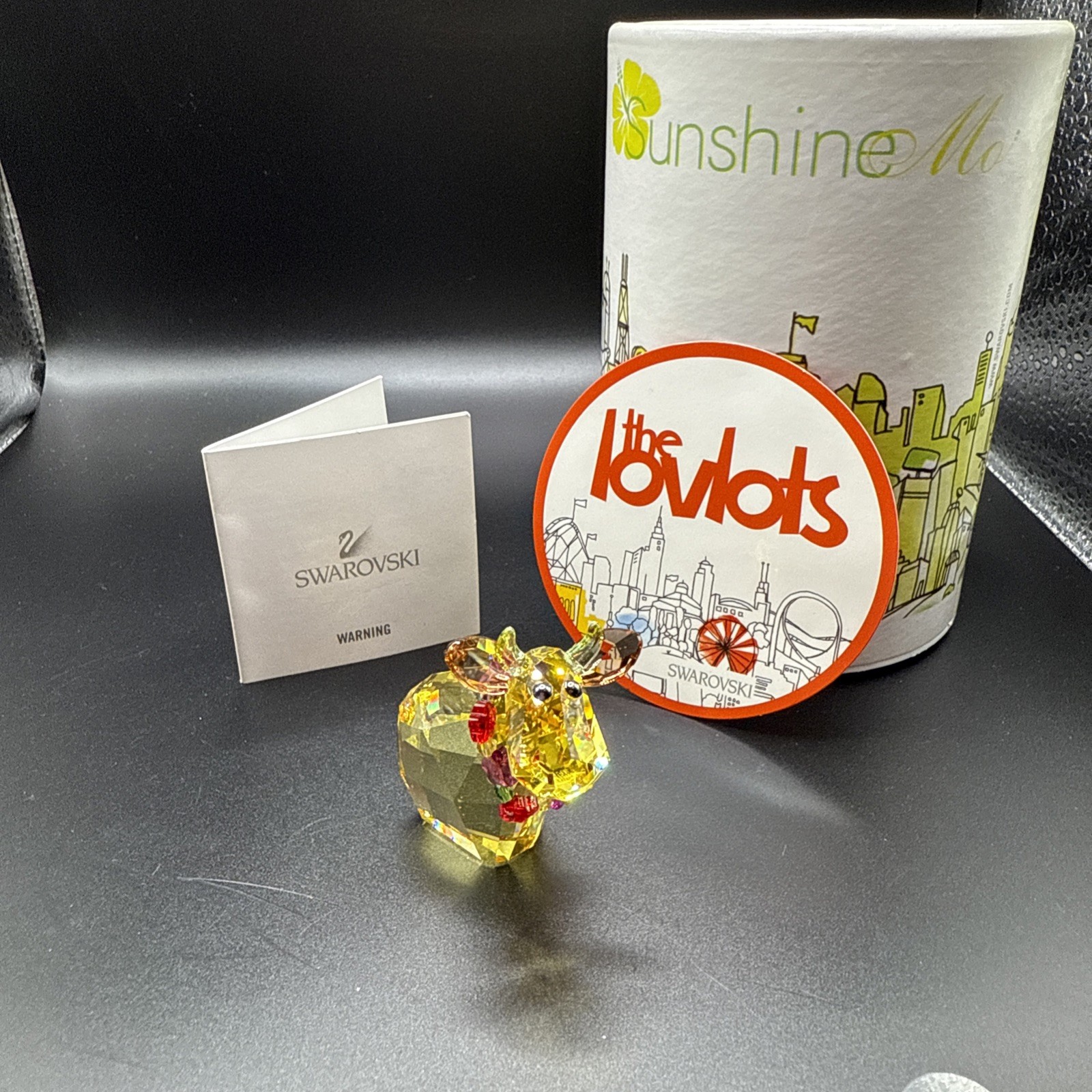 SWAROVSKI LOVLOTS 2011 SUNSHINE MO LIMITED EDITION COW 1093651 BRAND NEW!