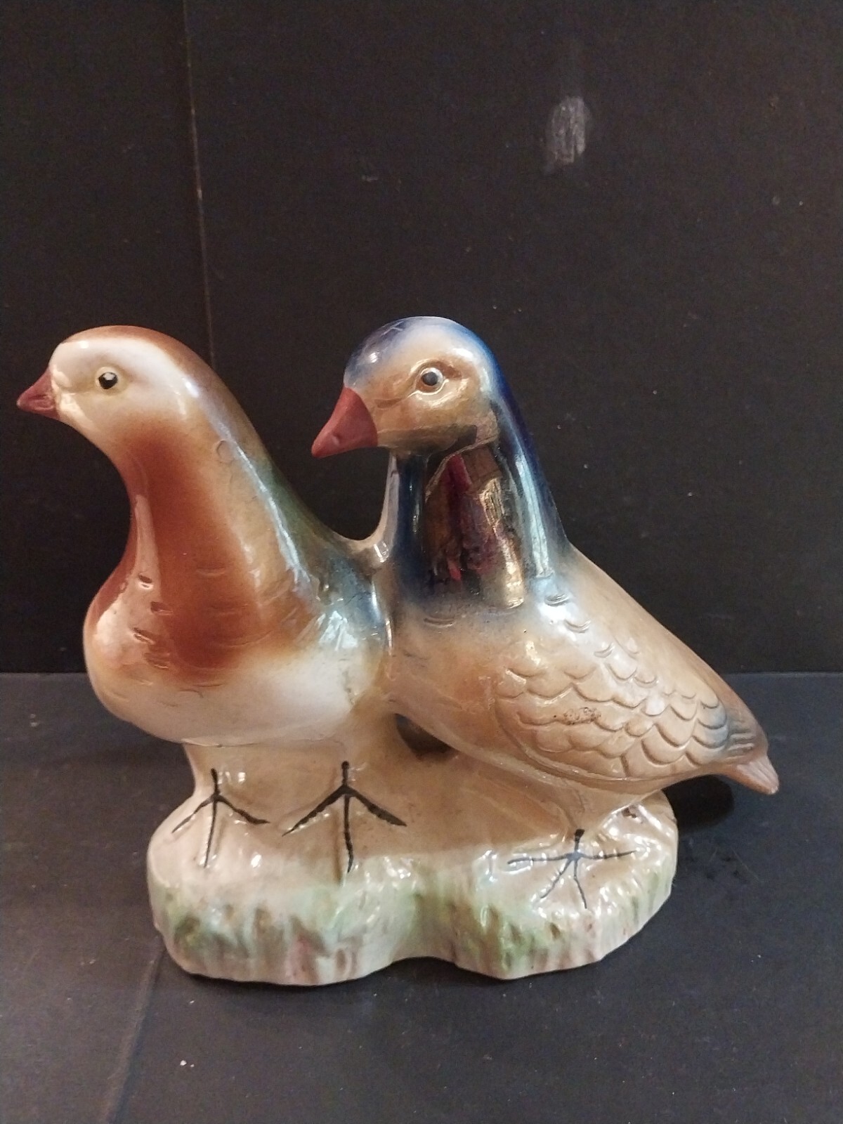 Rare Find 2 Bird Figurenes Made In Brazil 7×8