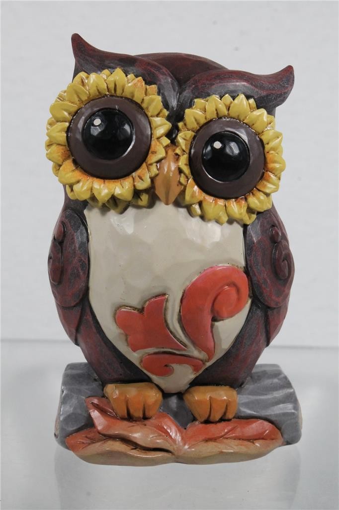 Jim Shore Heartwood Creek – OWL ON LOG MINI – 2025 Figurine – 6018094 NIB