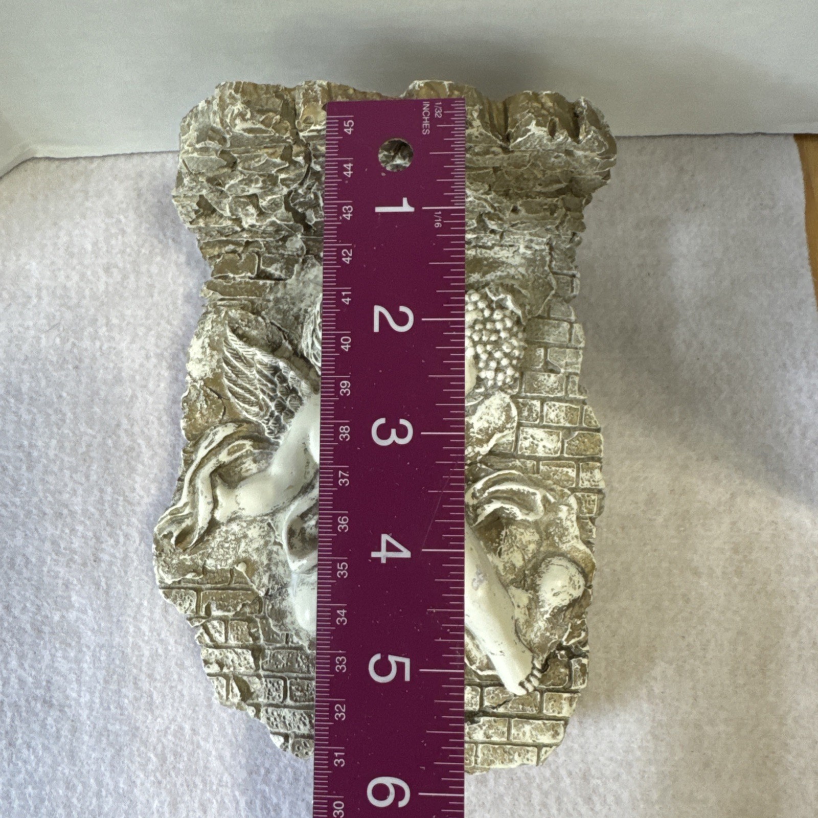 VTG Wang’s Int’l Resin Cherub Wall Shelf Decor Vintage 7 x 5.5 Inch