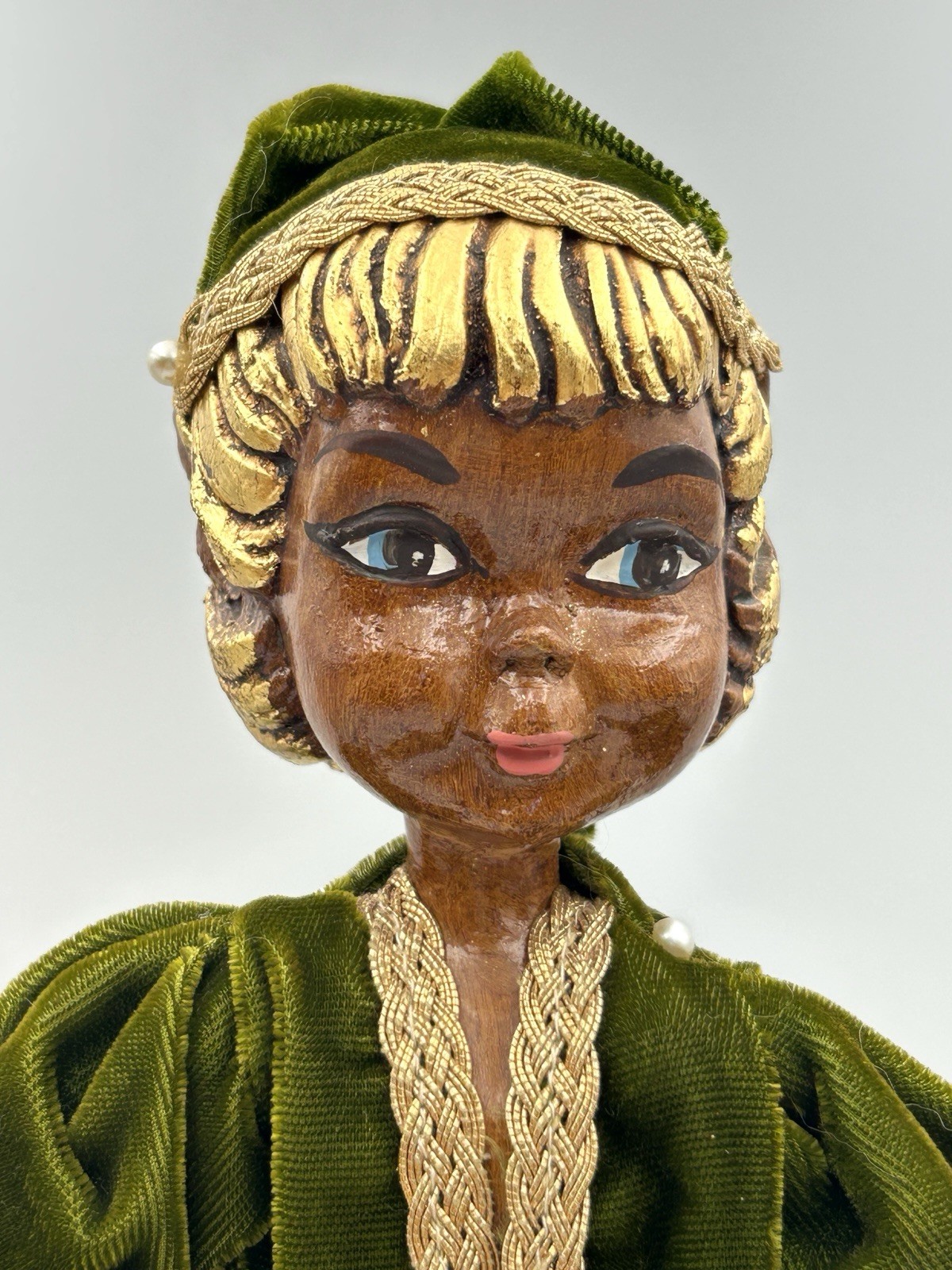 Vintage ARP Hollywood Regency Pixie Elf Figurine – 16.5” Gilt Gold Mid Century