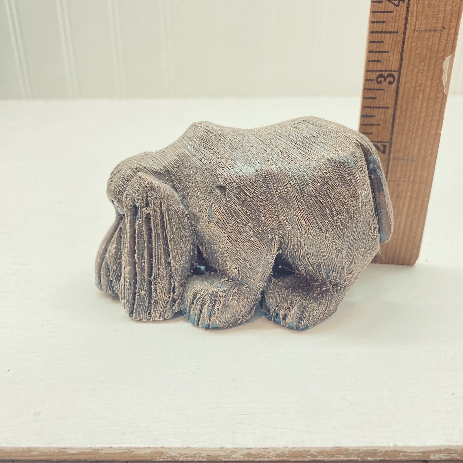 Vintage Artesania Rinconada Handmade In Uruguay Bloodhound #116 Figurine Retired