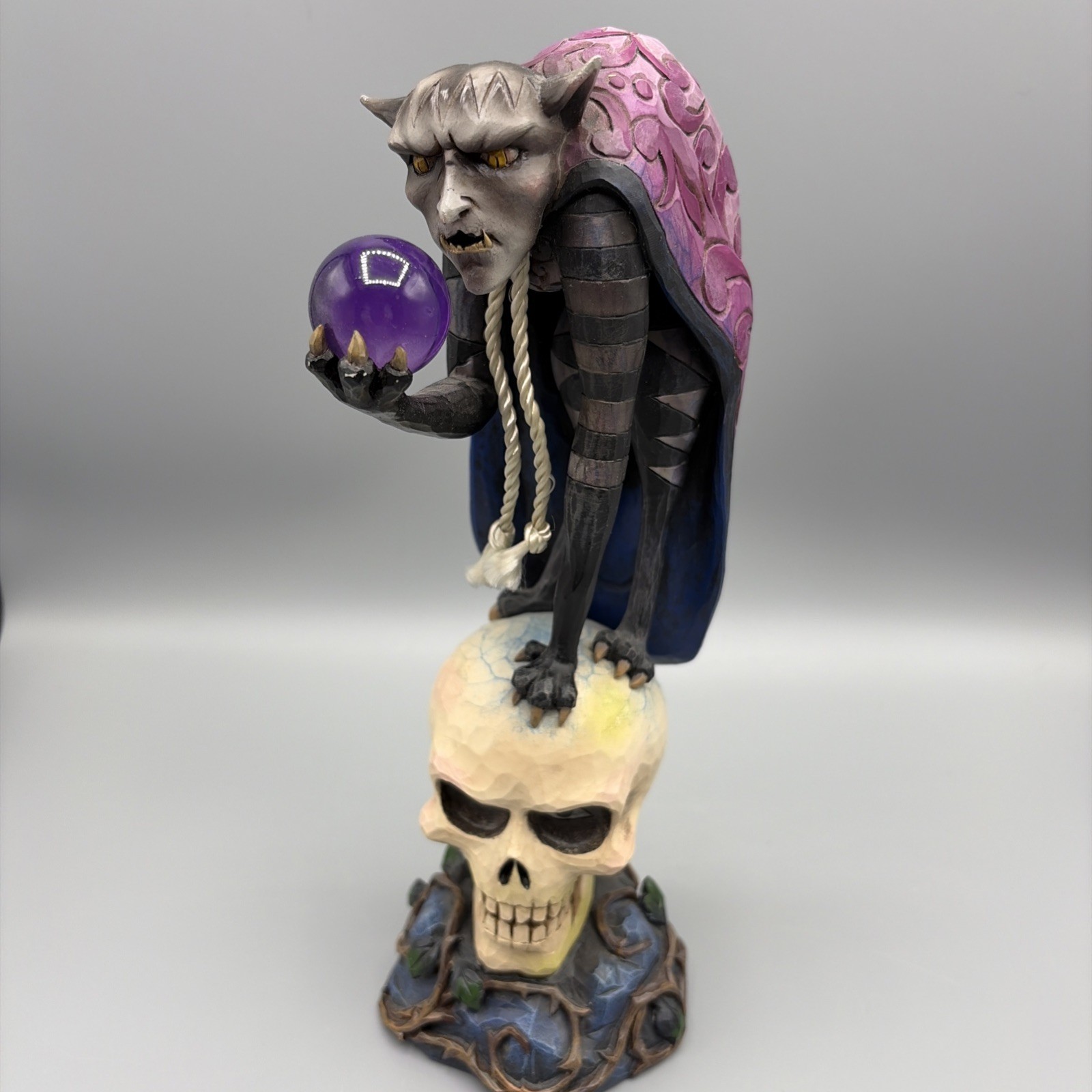 Jim Shore 2009 Heartwood Creek DEMON DARK Demon On Skull Figurine 4014442KBC