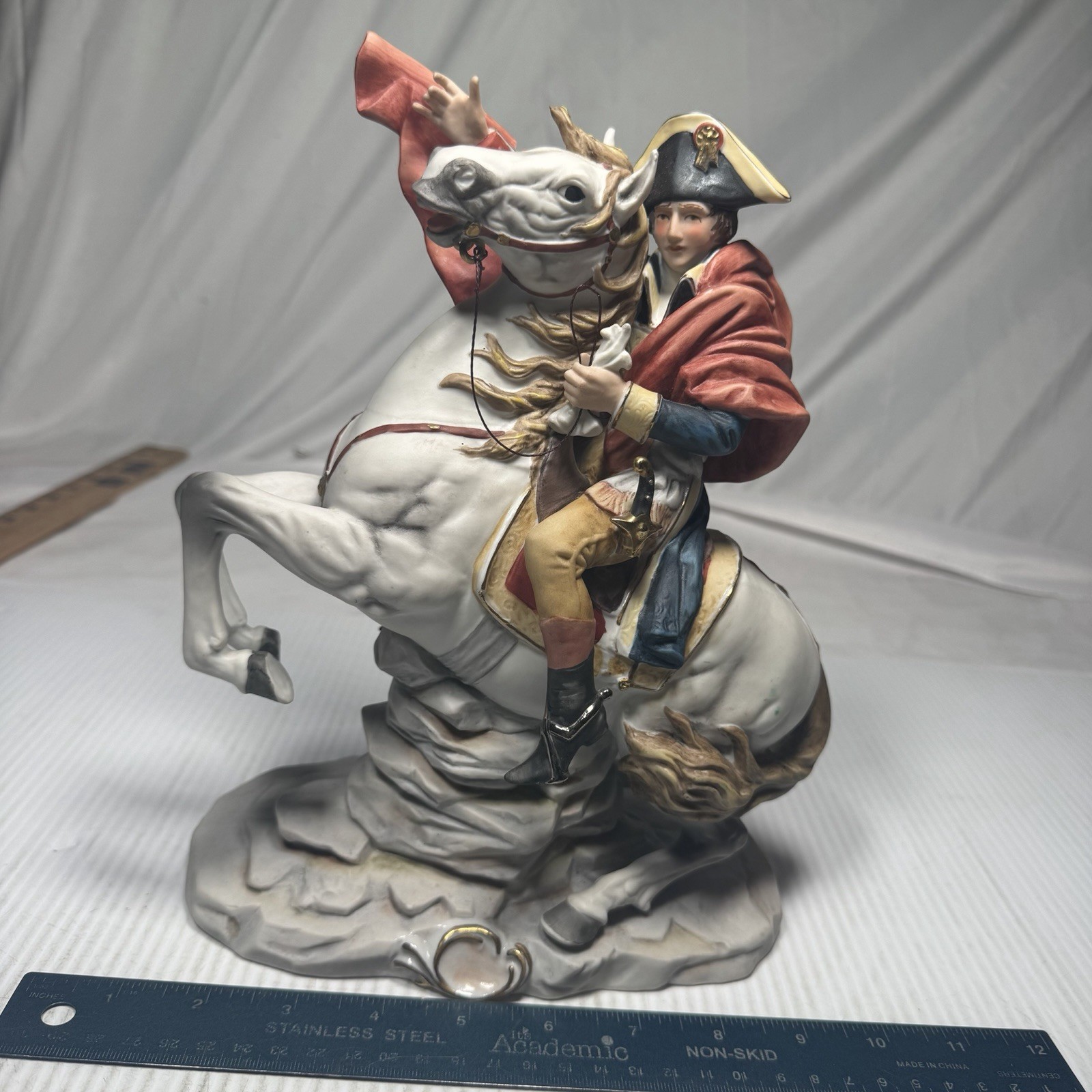 VTG 70s Italian Capodimonte Style Napoleon Porcelain Figurine 13” Lmd 157/1,000