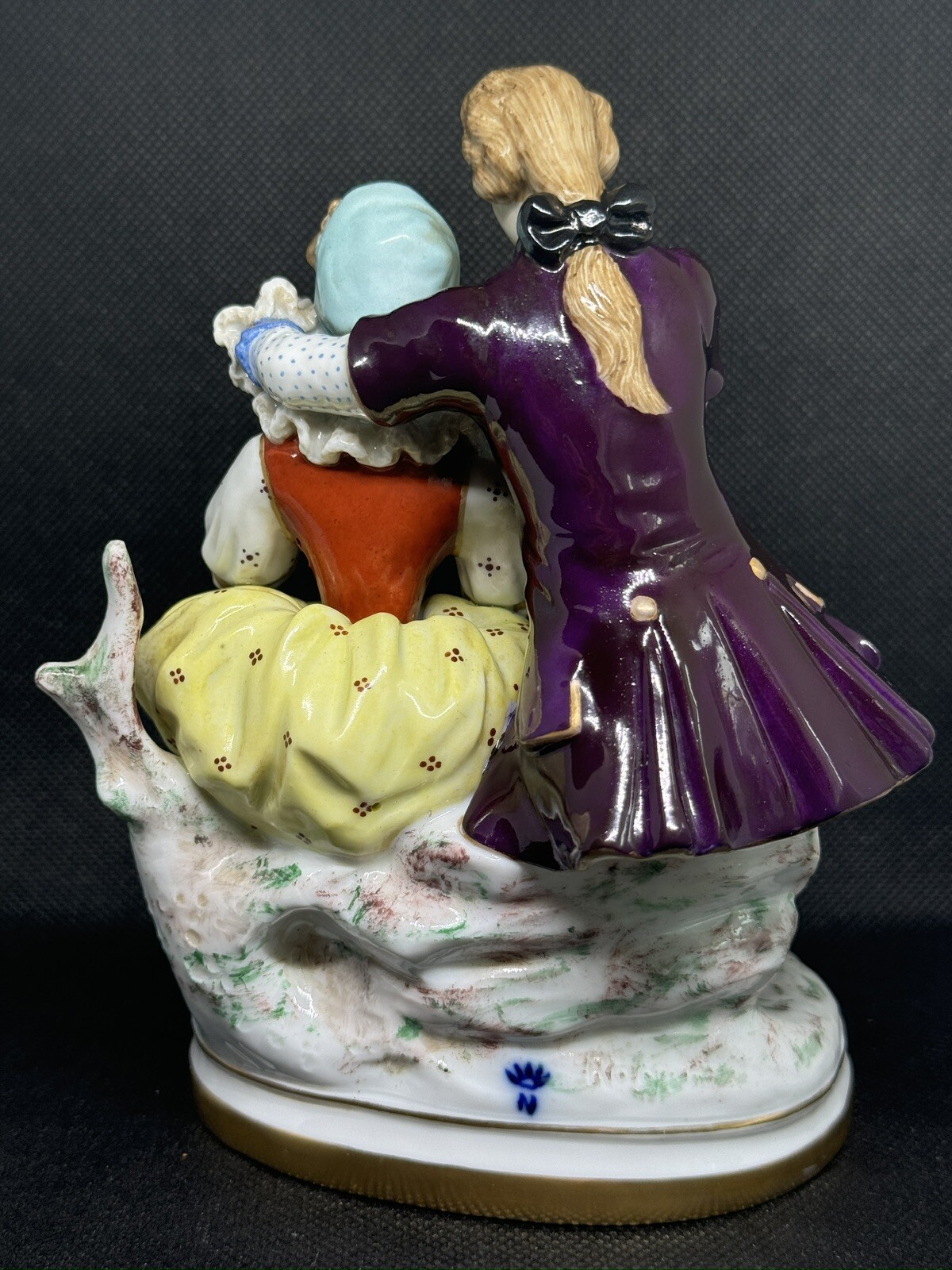 SAMSON & Capodimonte Style – Rare Porcelain Collectible Figurines Gallant Scene