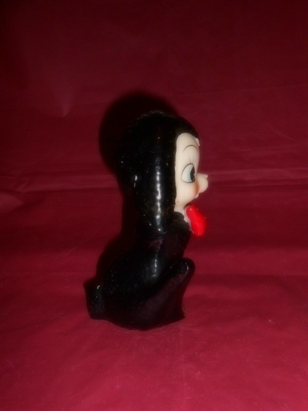 HTF Vintage Arnart Red Bow 6″ Lamb Sheep Figurine #7466