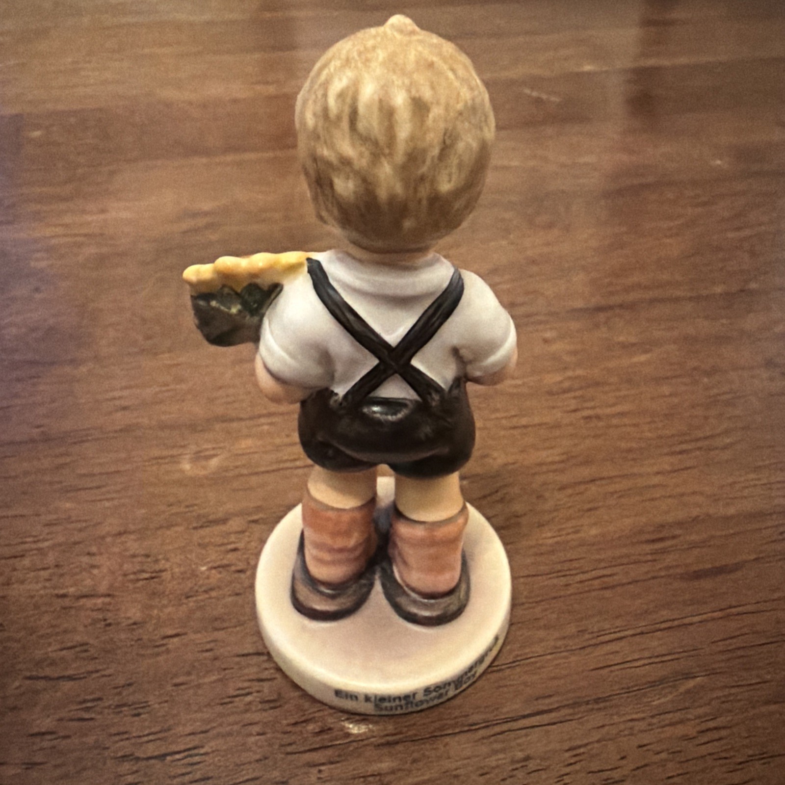 Hummel Goebel #2219 Sunflower Boy TMK8, 3.5 inches tall No Box