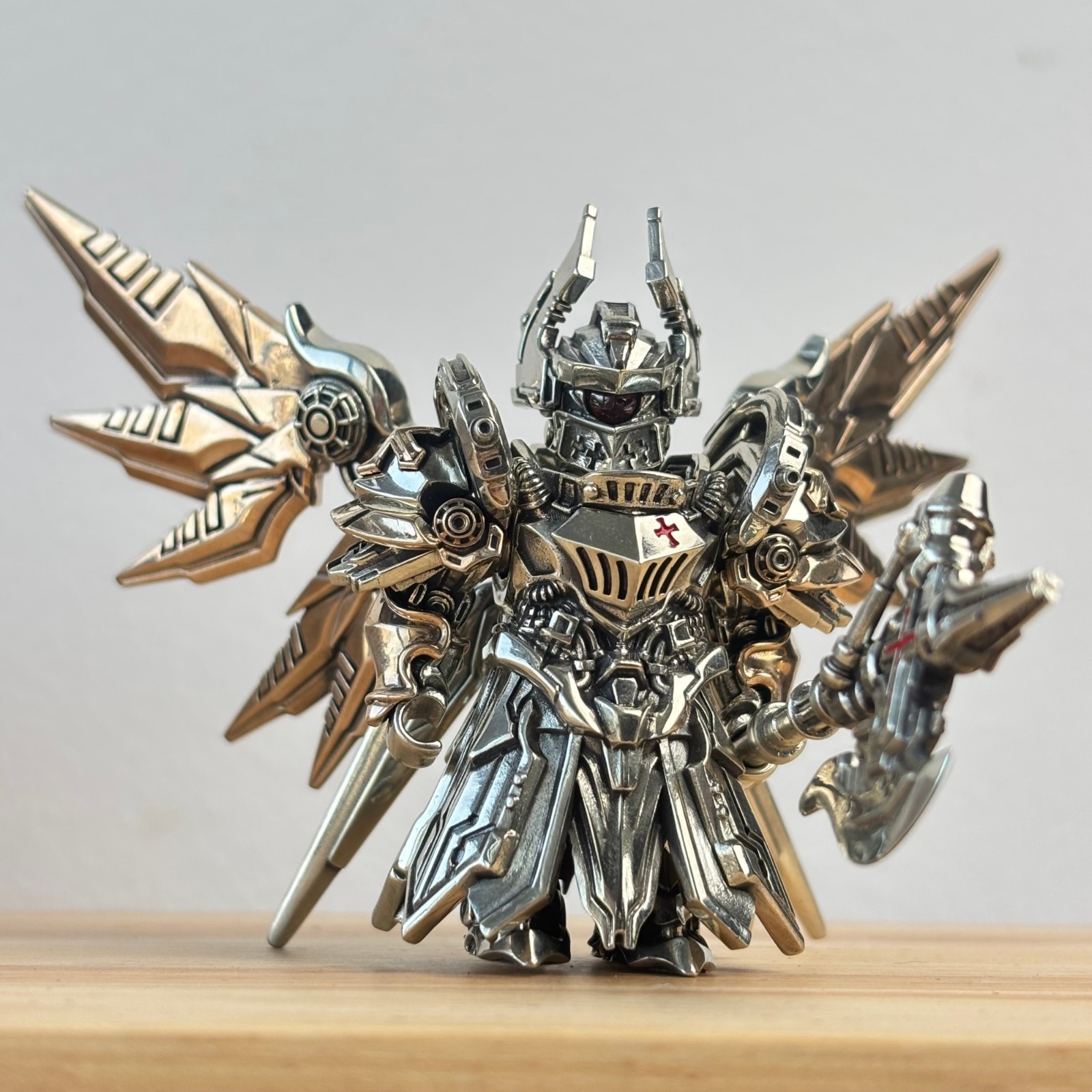 Mech Justicar Crusader Knight Sci-Fi Miniature Collectible Figurine Model