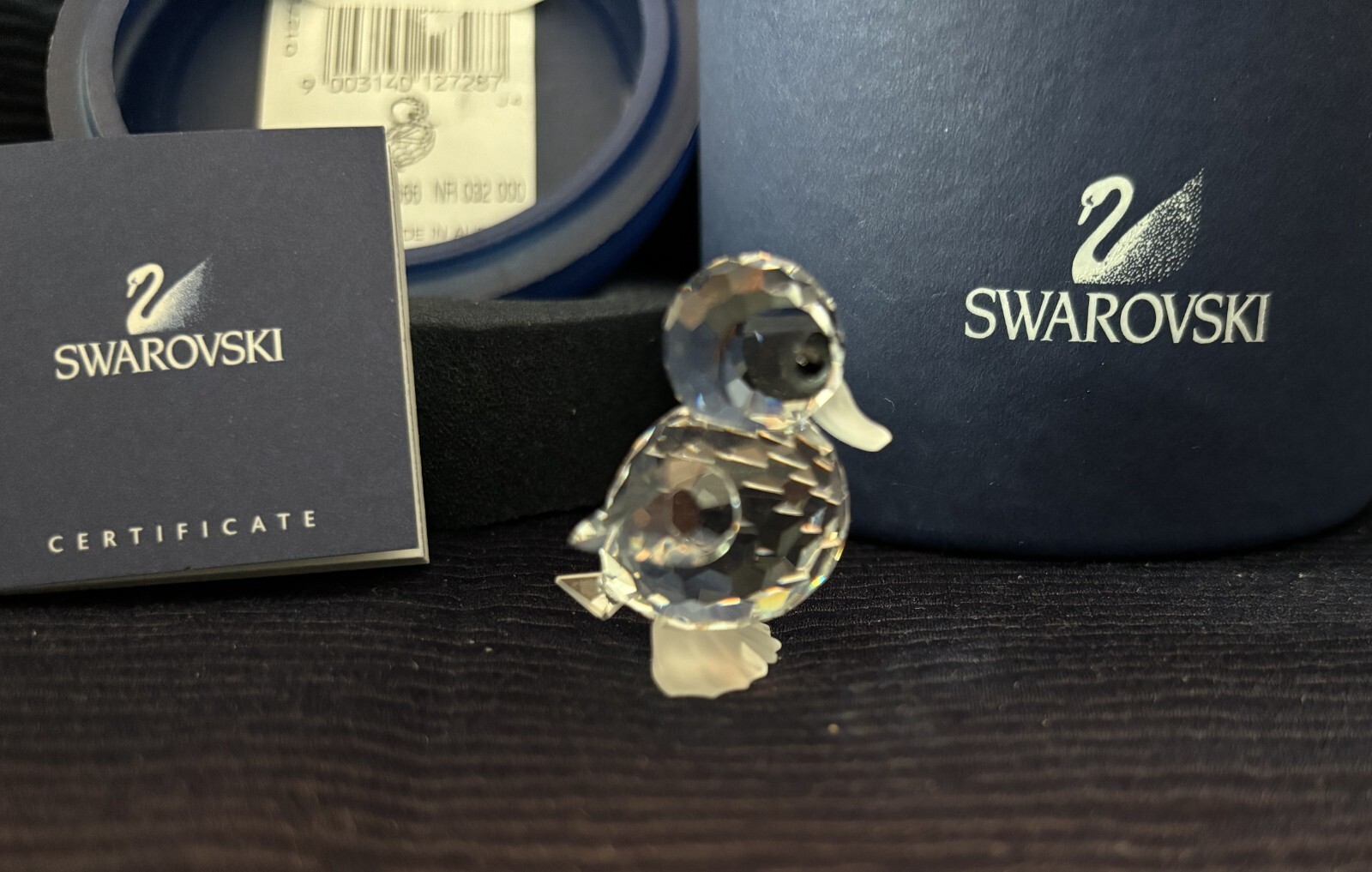 Swarovski 012728 Miniature Duck Standing – Beauties Of The Lake Series
