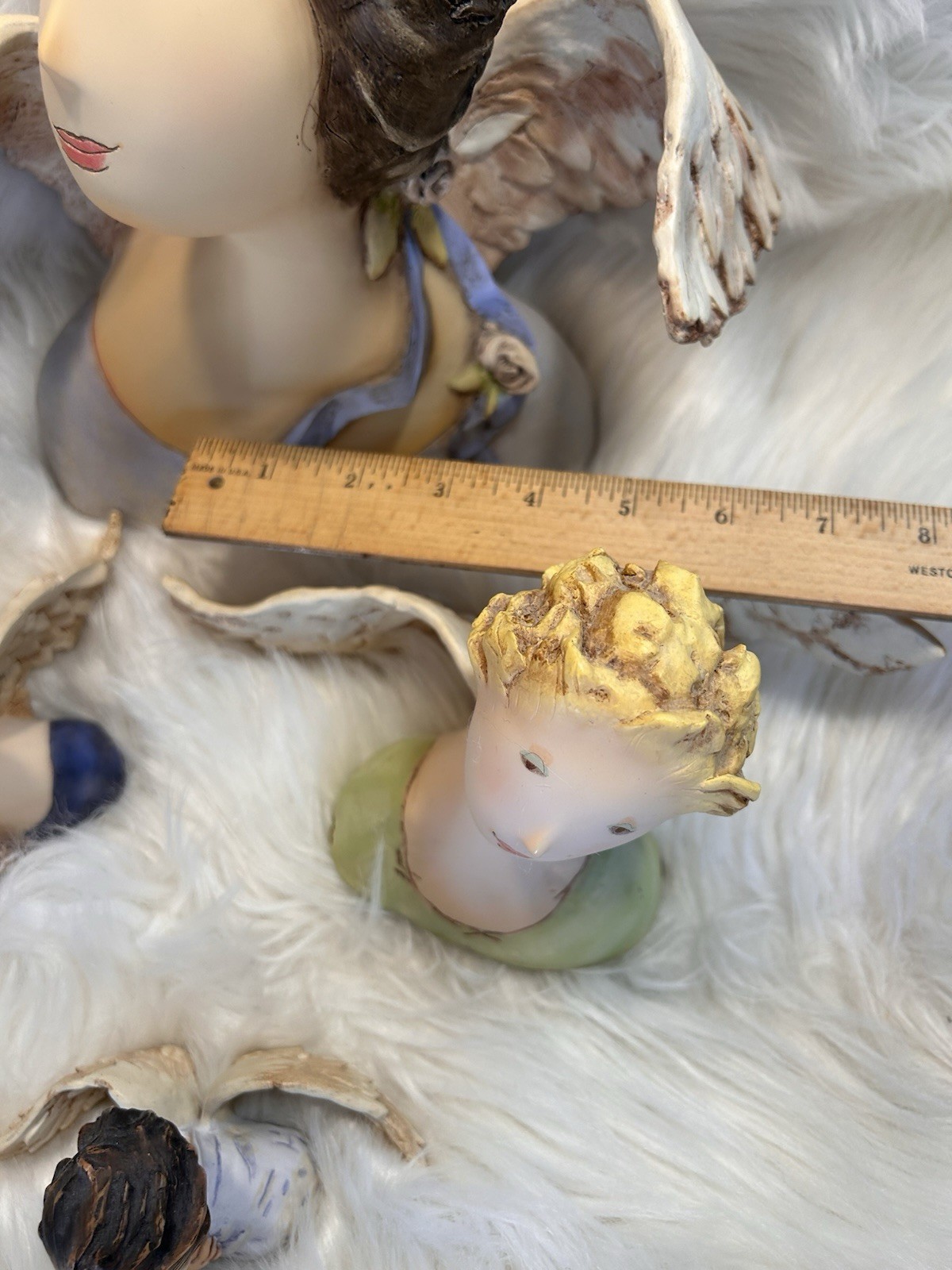 Set of 4 Nancy Carter Journey of Grace Figurines, Largest 8 Inches, Contemporary