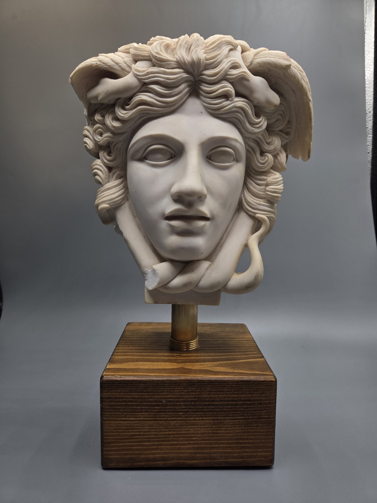 A Giannelli Sculpture Medusa Head Italy 1999 Signed Limited Edition