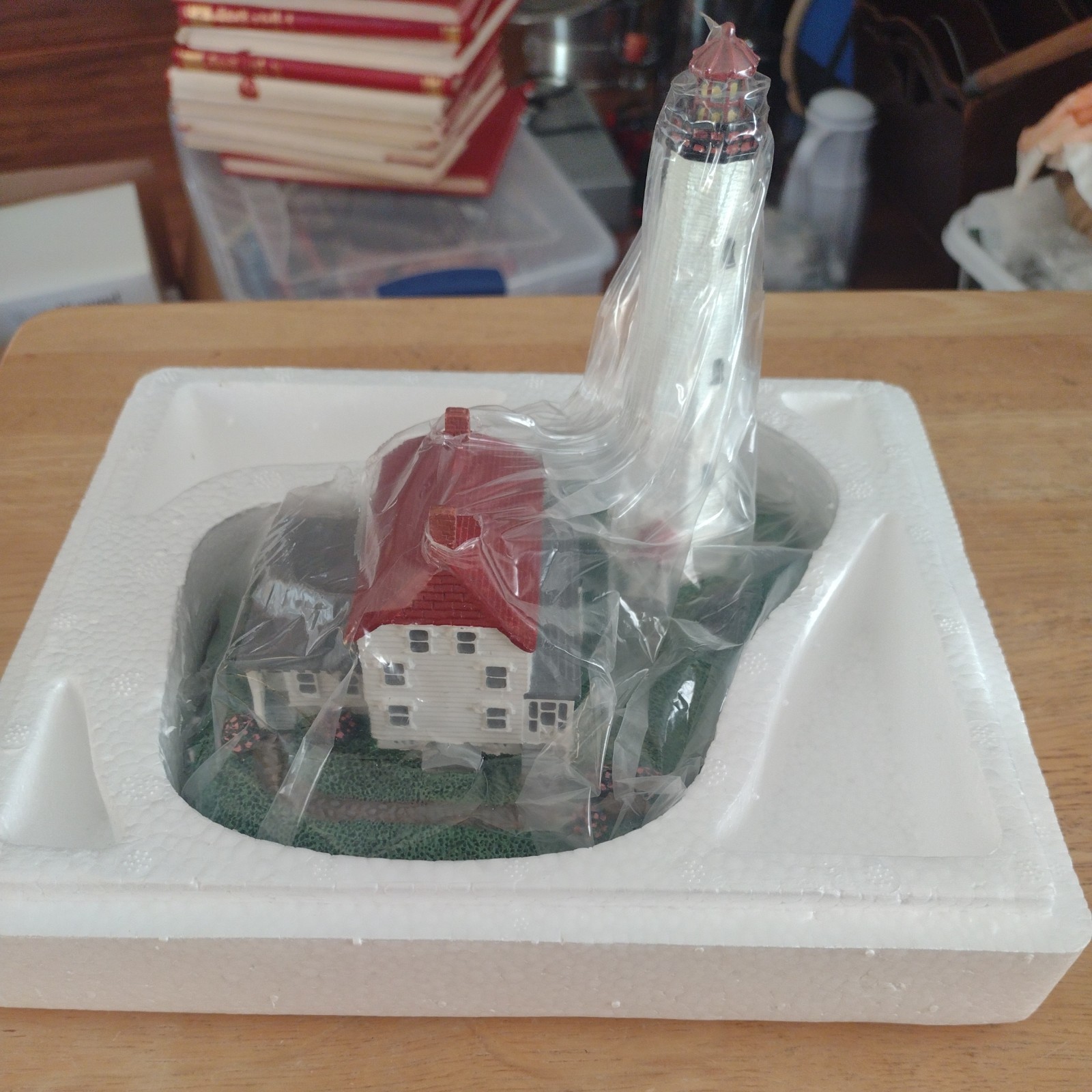 Vtg Danbury Mint Historic American Lighthouses “Sandy Hook Lighthouse” 1993 NICE