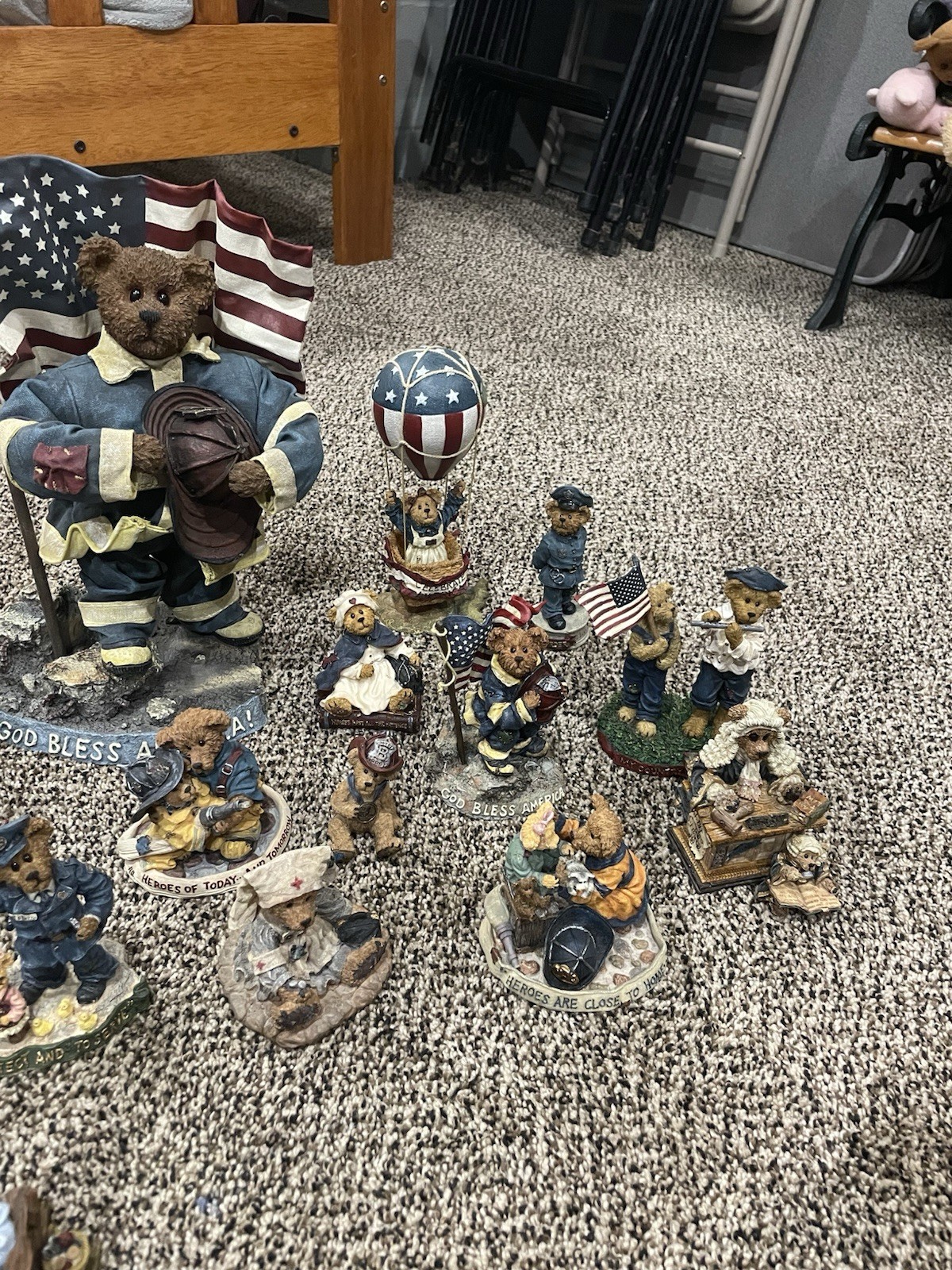 Boyds Bears Patriotic American Figurines God Bless America 15 Set Collection
