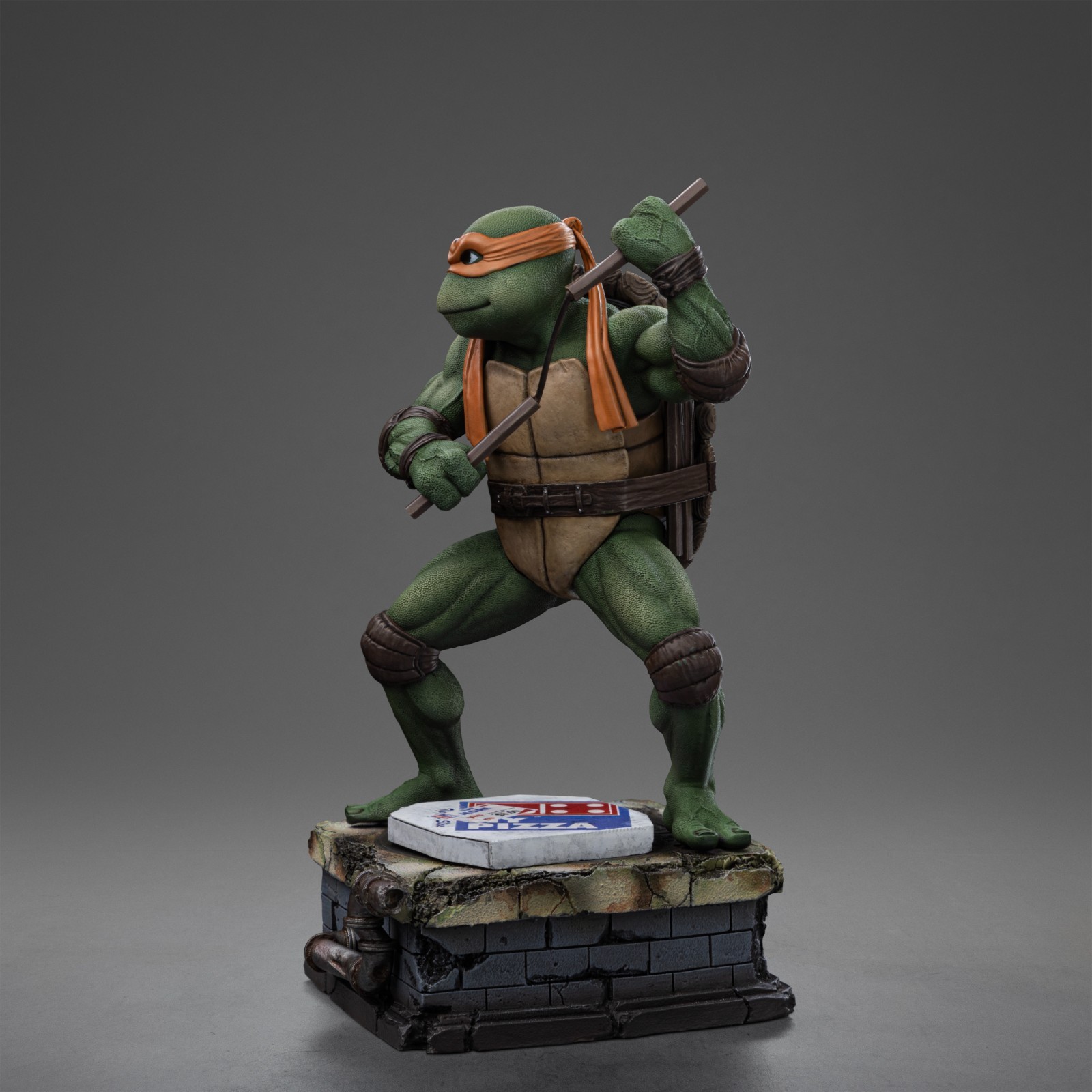 TMNT Movie Michelangelo 1/10 Statue by Iron Studios