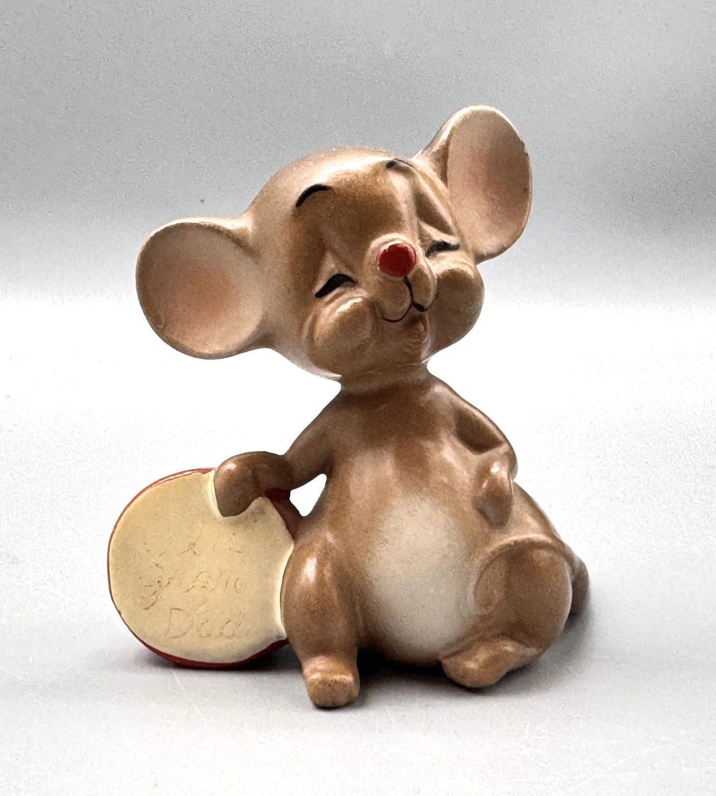 Vintage Josef Originals Mouse Village Figurine Old Grand Dad