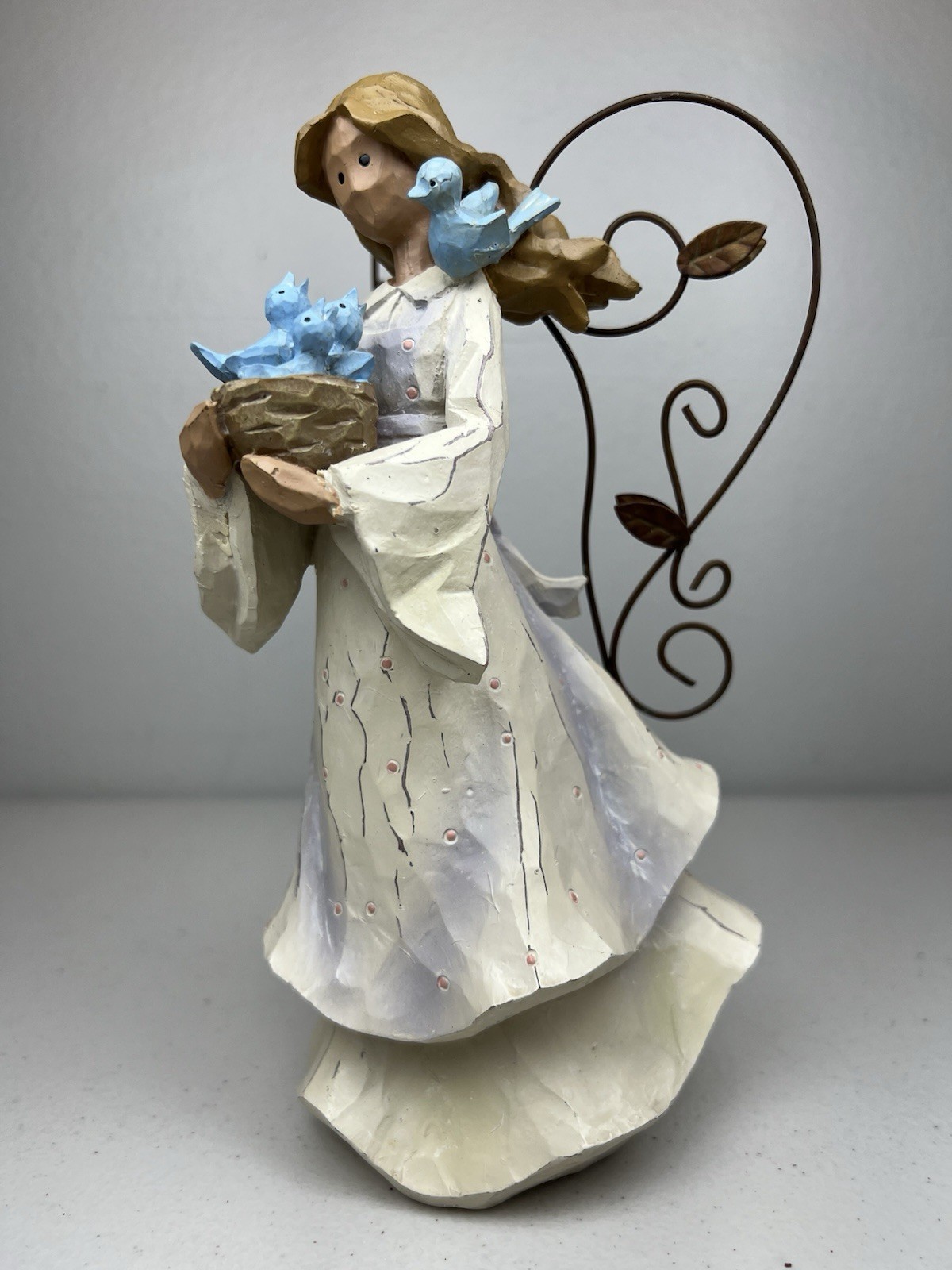 Angel Accents by Roman Inc. Figurine 49324 “Fridays Child Is Loving And Giving”