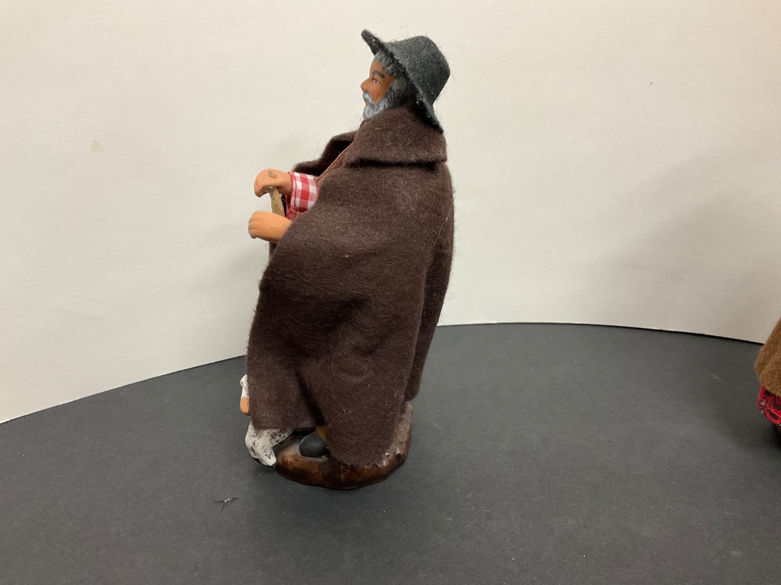 Vintage Santons de Provence Clay Figurine Made in Florence, France 6″ w/sheep